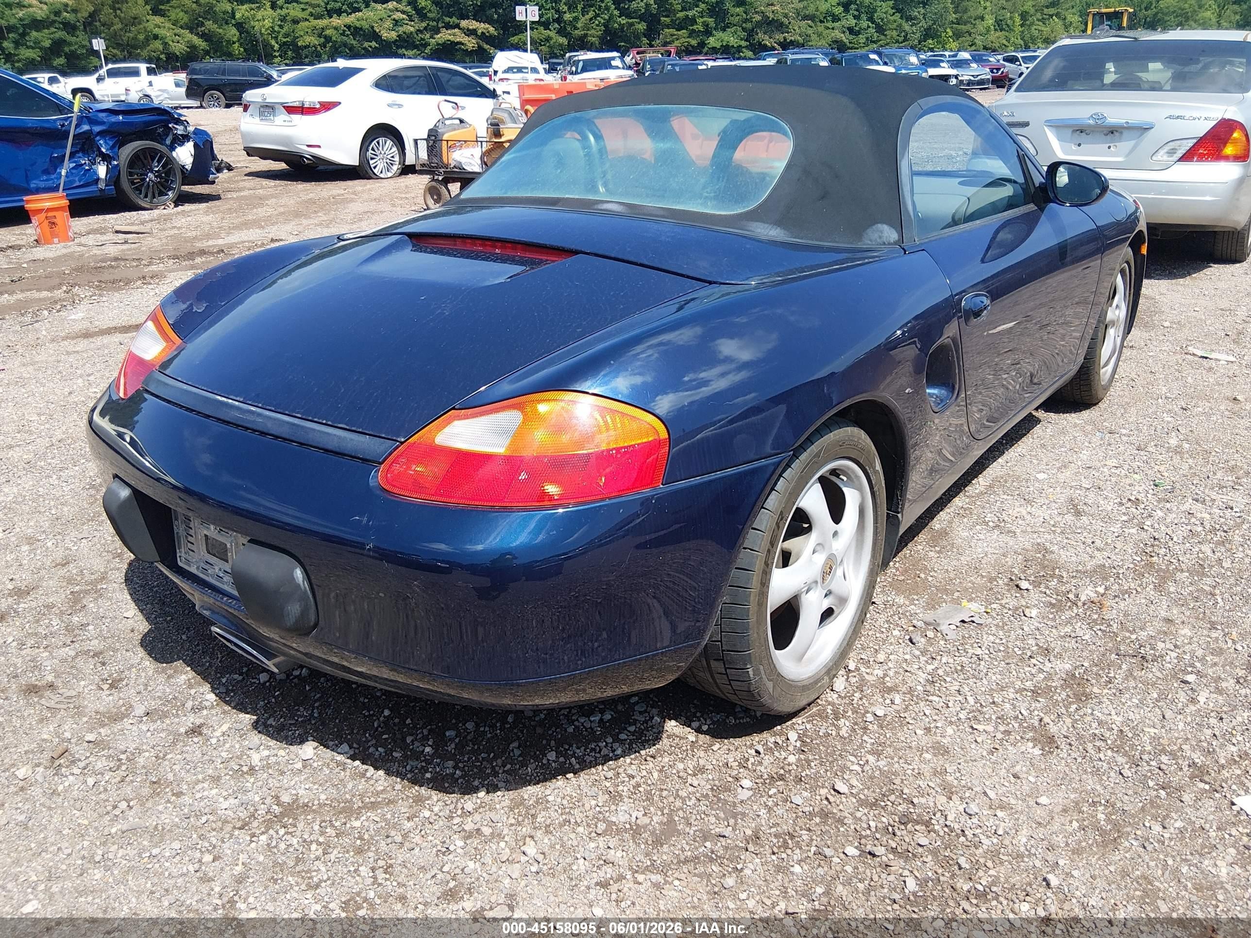1997 Porsche Boxster   Blue vin: WP0CA2985VS622880
