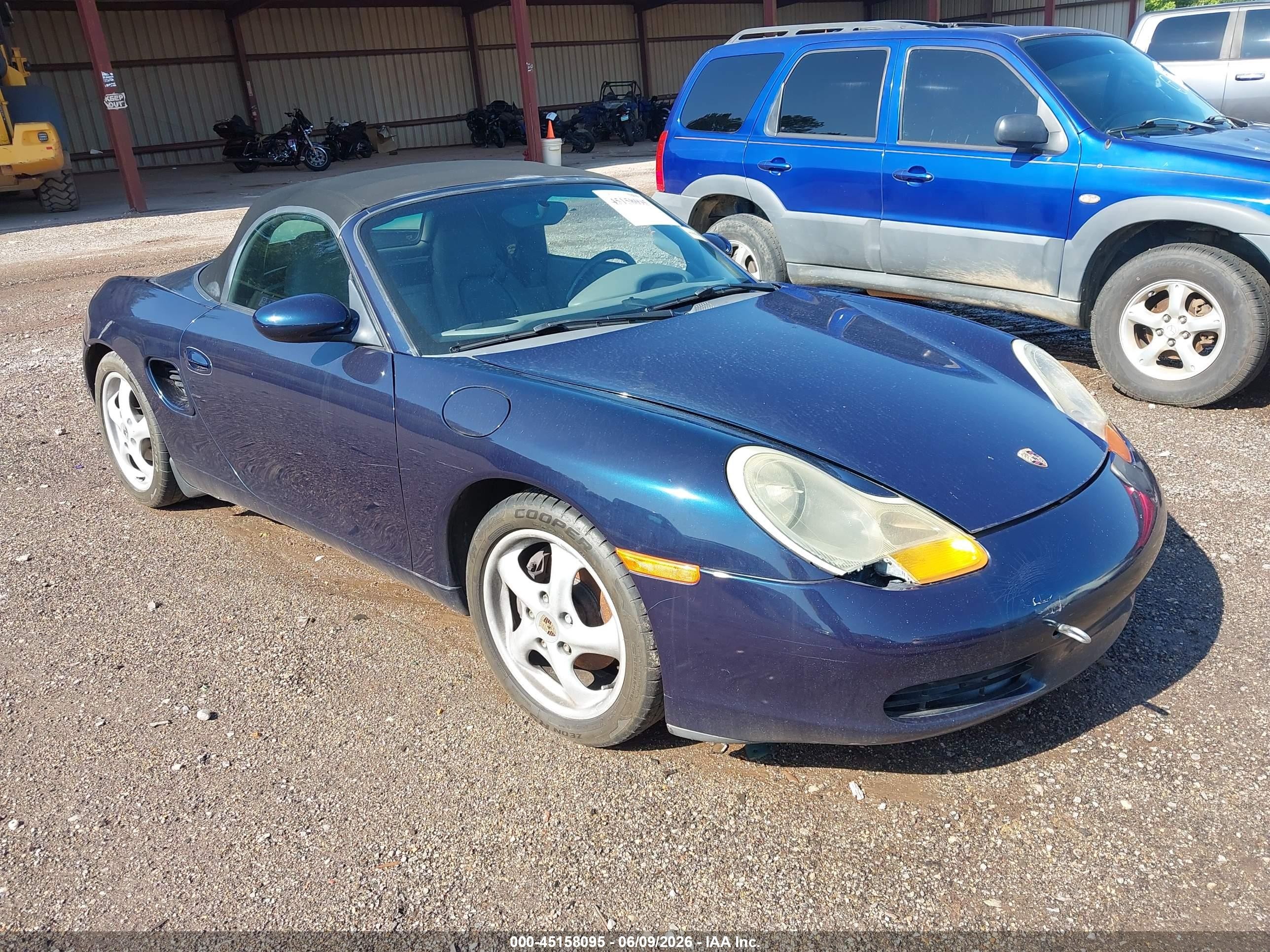 1997 Porsche Boxster   Blue vin: WP0CA2985VS622880