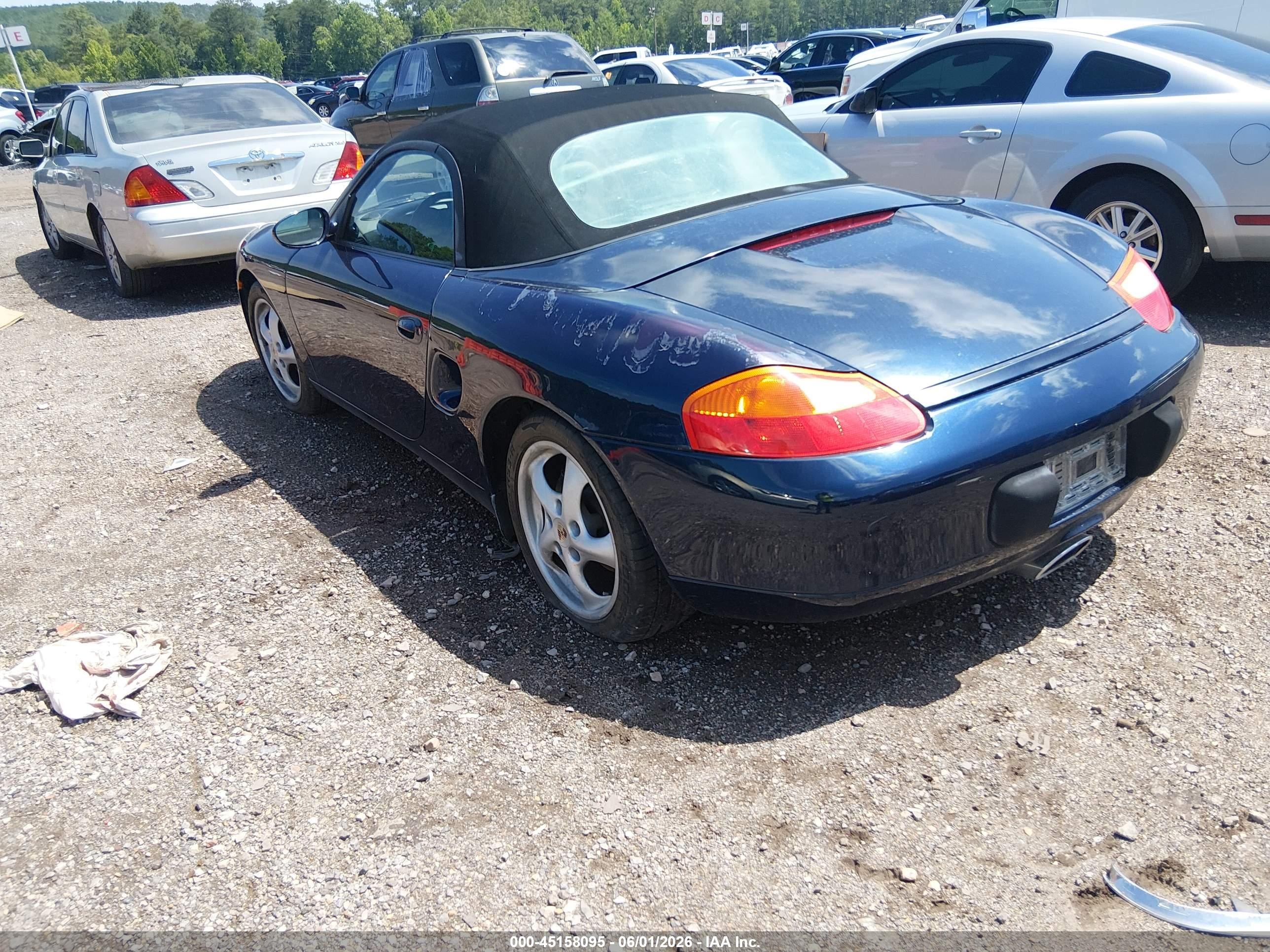 1997 Porsche Boxster   Blue vin: WP0CA2985VS622880