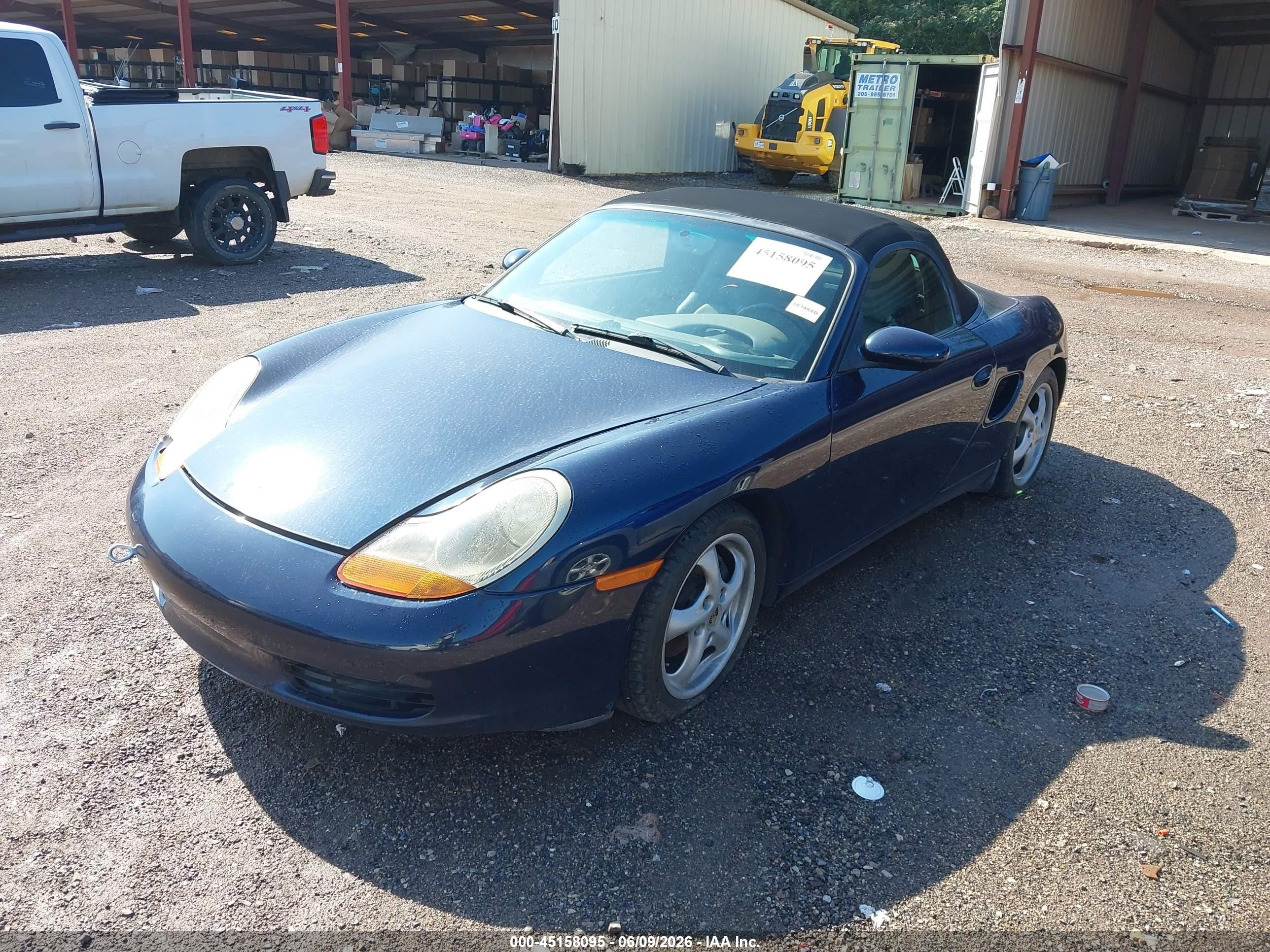 1997 Porsche Boxster   Blue vin: WP0CA2985VS622880