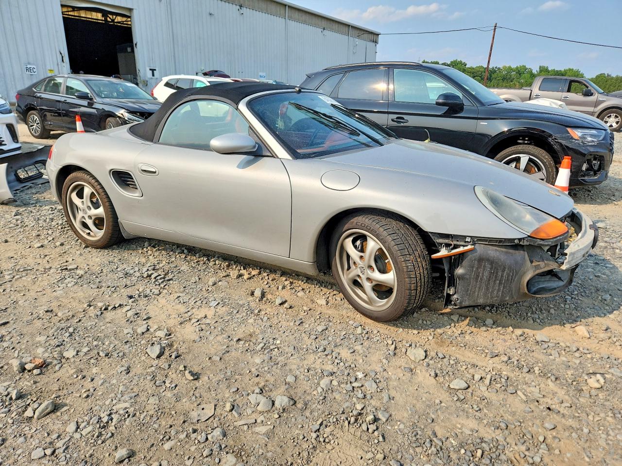 1997 Porsche Boxster Silver vin: WP0CA2985VS623463