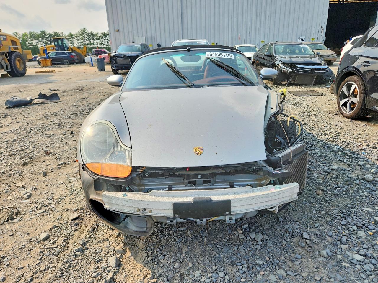 1997 Porsche Boxster Silver vin: WP0CA2985VS623463