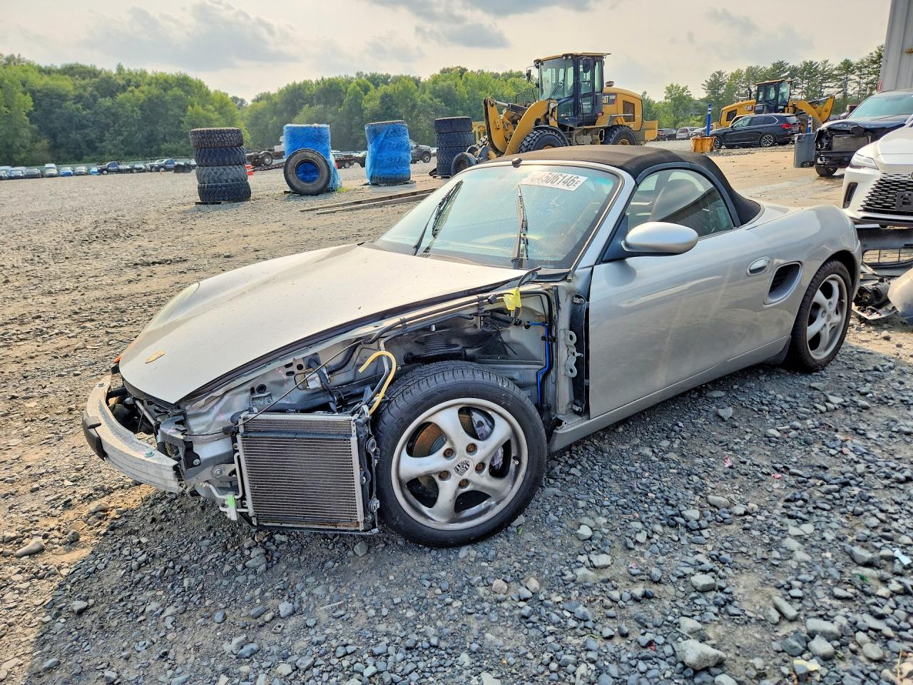 1997 Porsche Boxster Silver vin: WP0CA2985VS623463