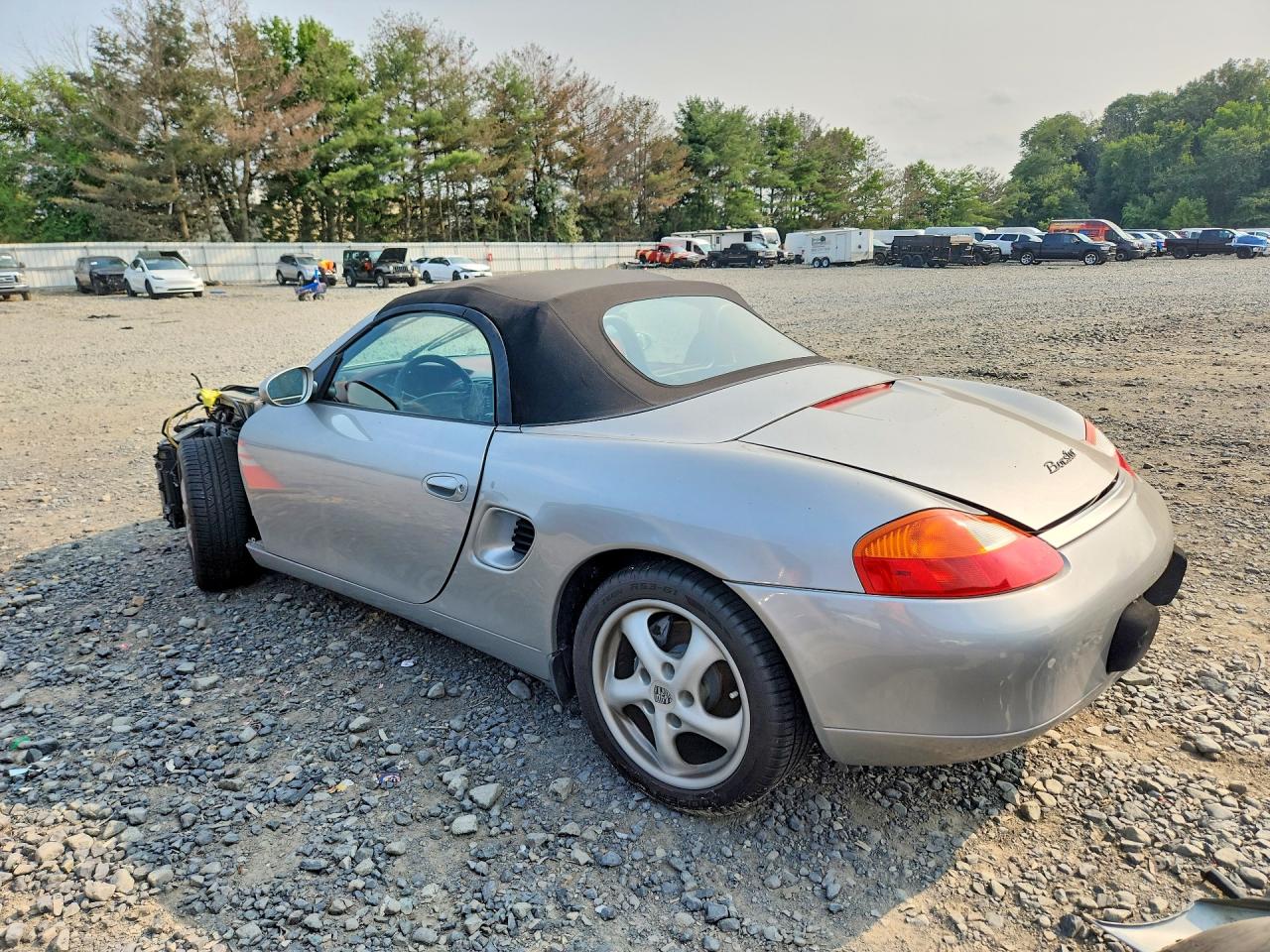 1997 Porsche Boxster Silver vin: WP0CA2985VS623463