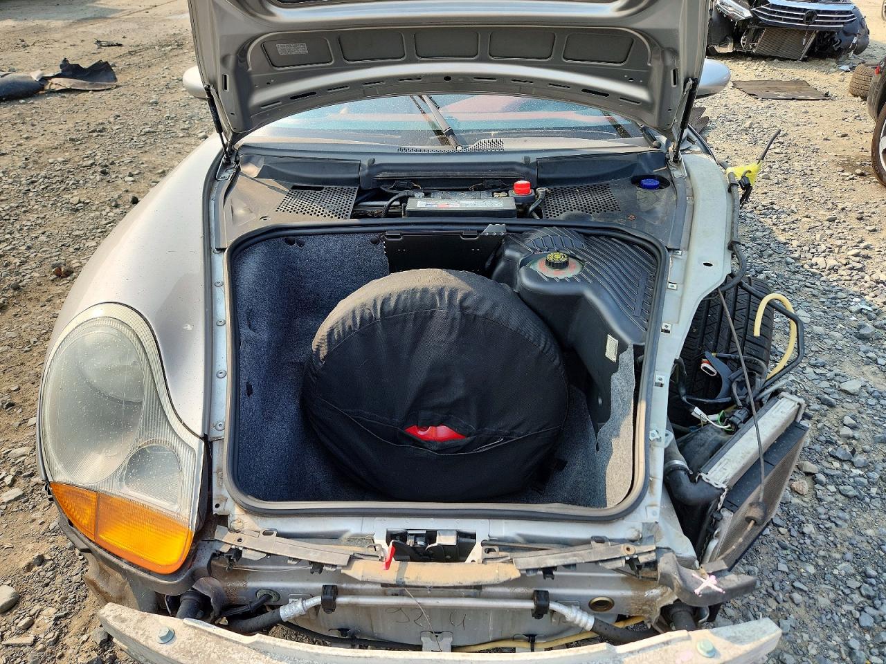 1997 Porsche Boxster Silver vin: WP0CA2985VS623463