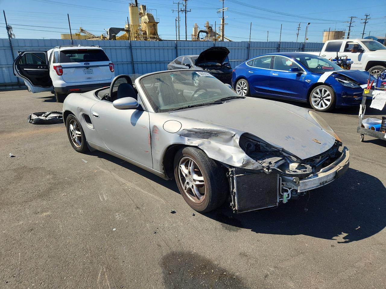 1997 Porsche Boxster Серебряный vin: WP0CA2985VS624614