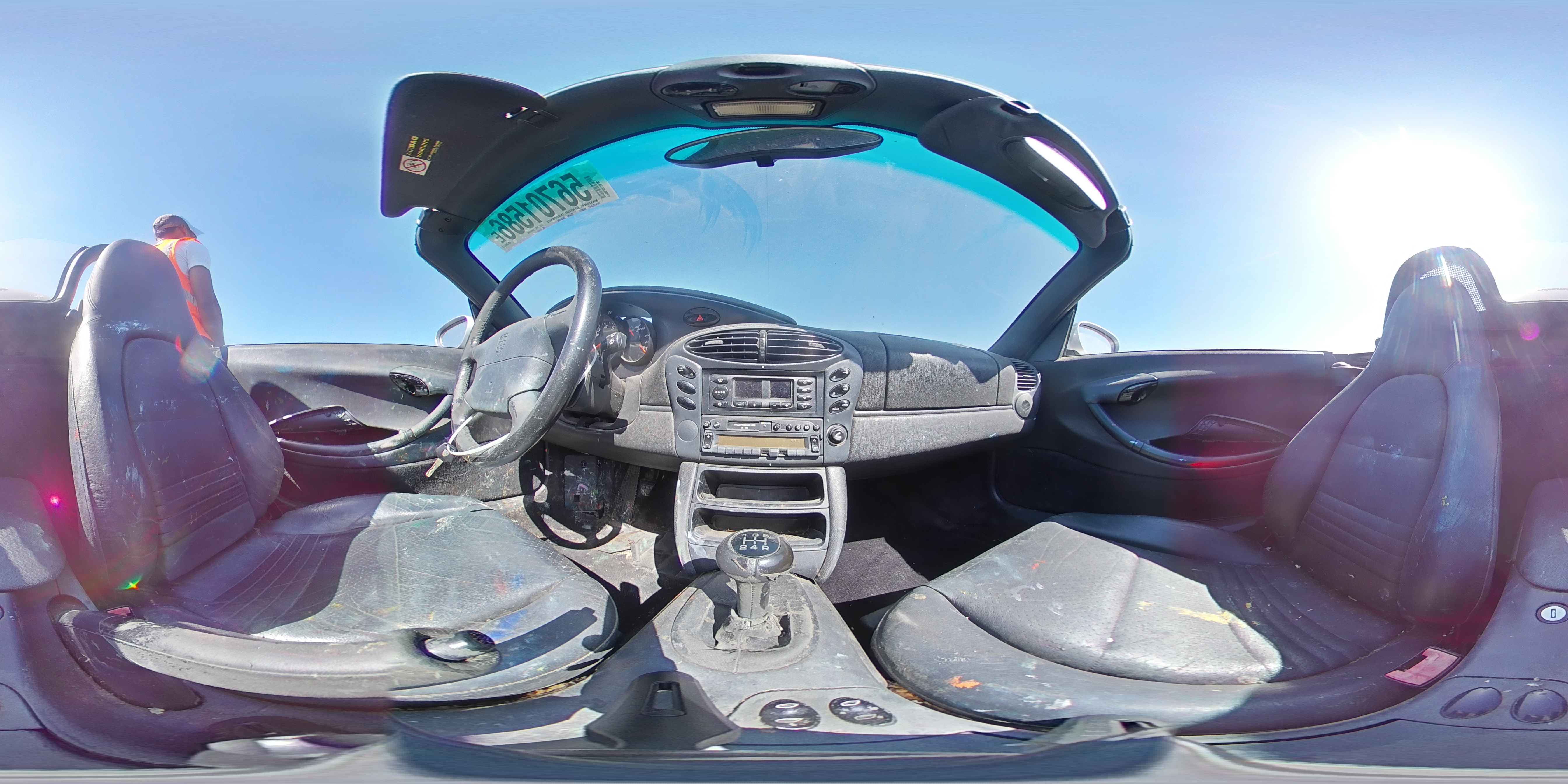 1997 Porsche Boxster Серебряный vin: WP0CA2985VS624614