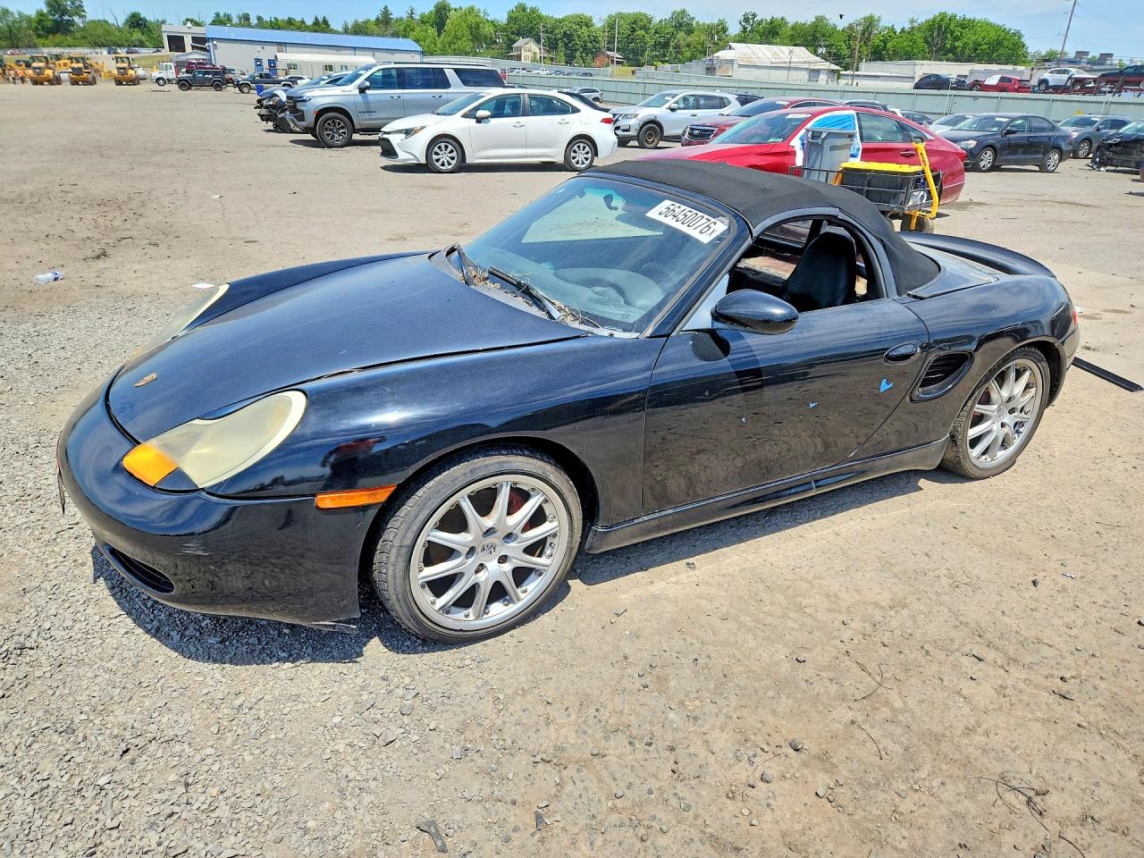 1998 Porsche Boxster Black vin: WP0CA2985WU622884