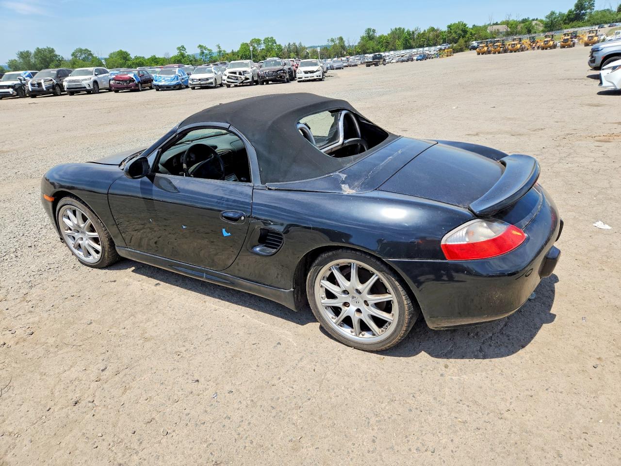 1998 Porsche Boxster Black vin: WP0CA2985WU622884