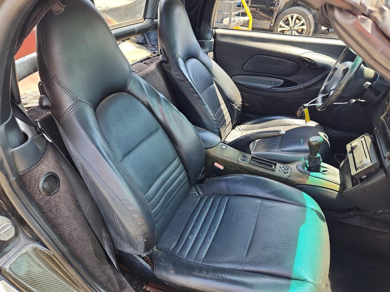 1998 Porsche Boxster Black vin: WP0CA2985WU622884