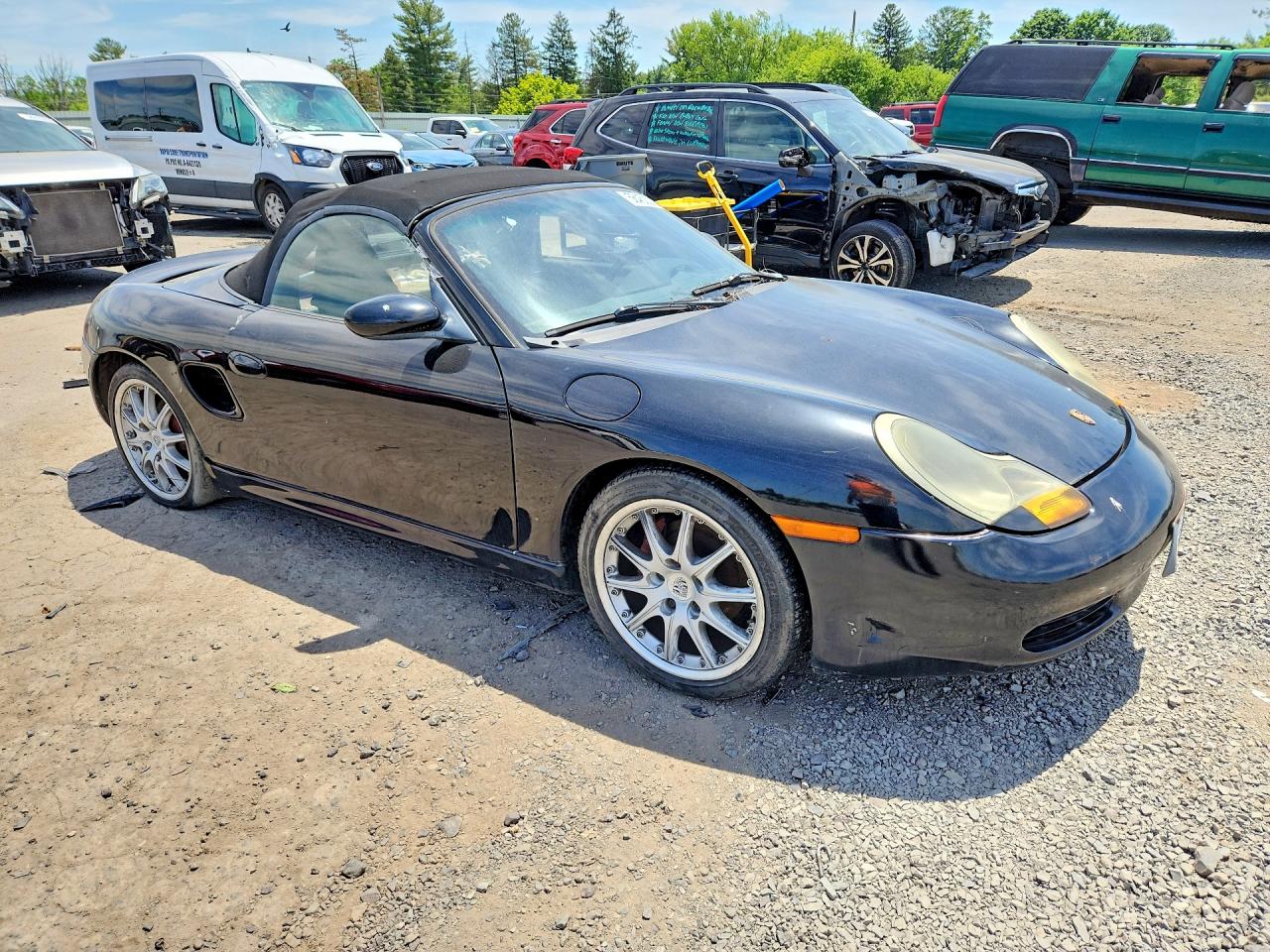 1998 Porsche Boxster Black vin: WP0CA2985WU622884