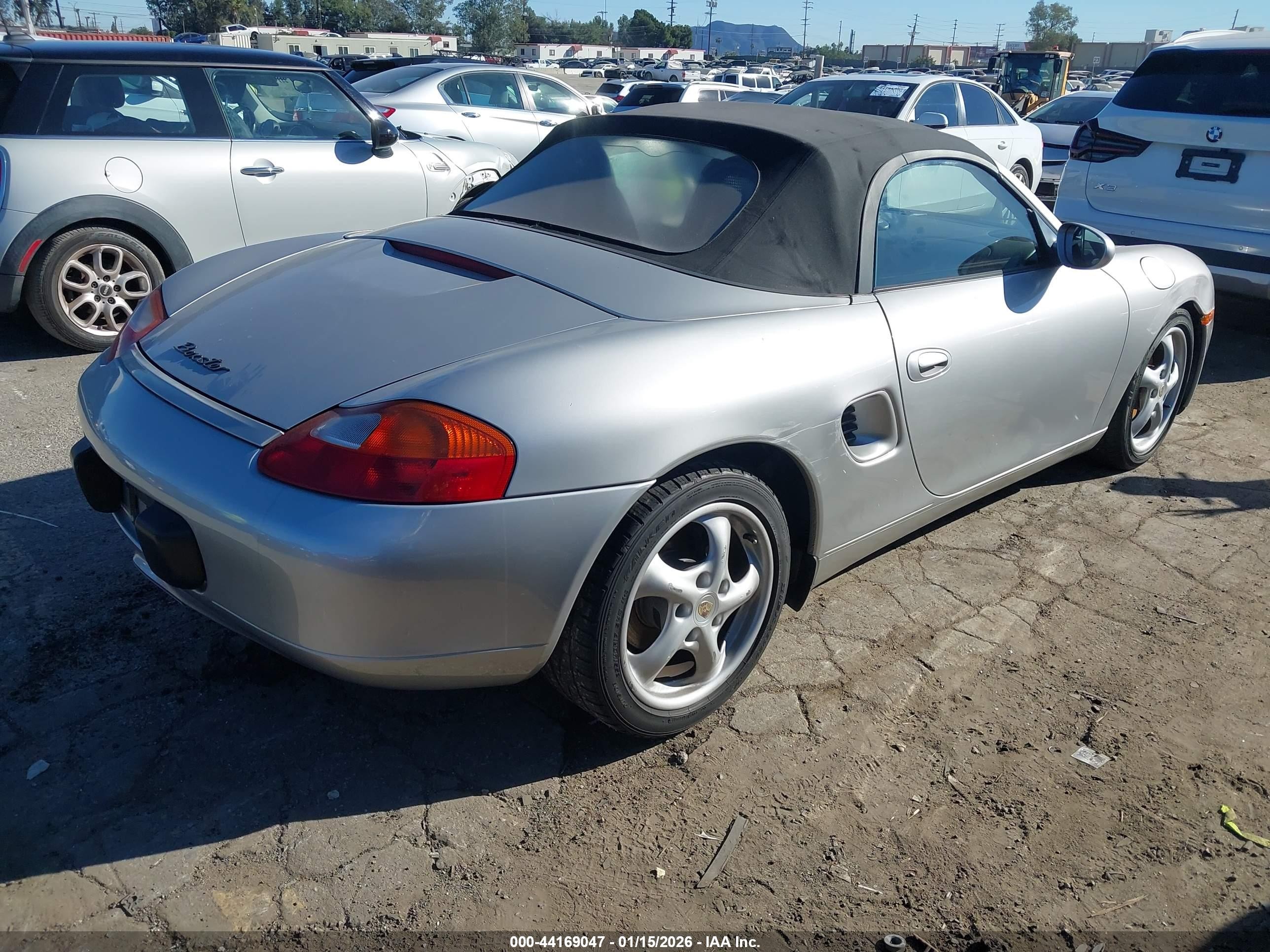 1999 Porsche Boxster   Silver vin: WP0CA2985XU620618