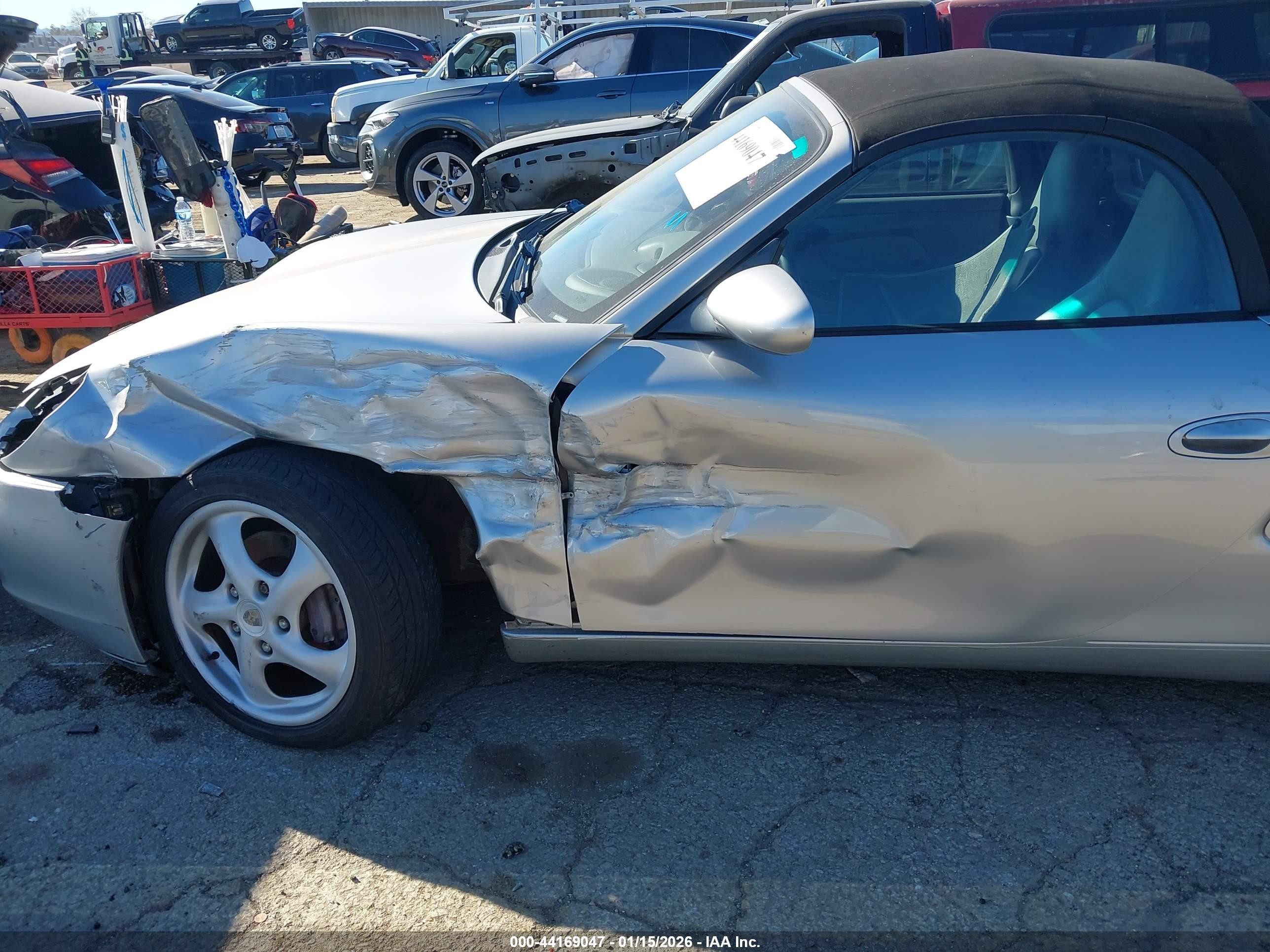 1999 Porsche Boxster   Silver vin: WP0CA2985XU620618