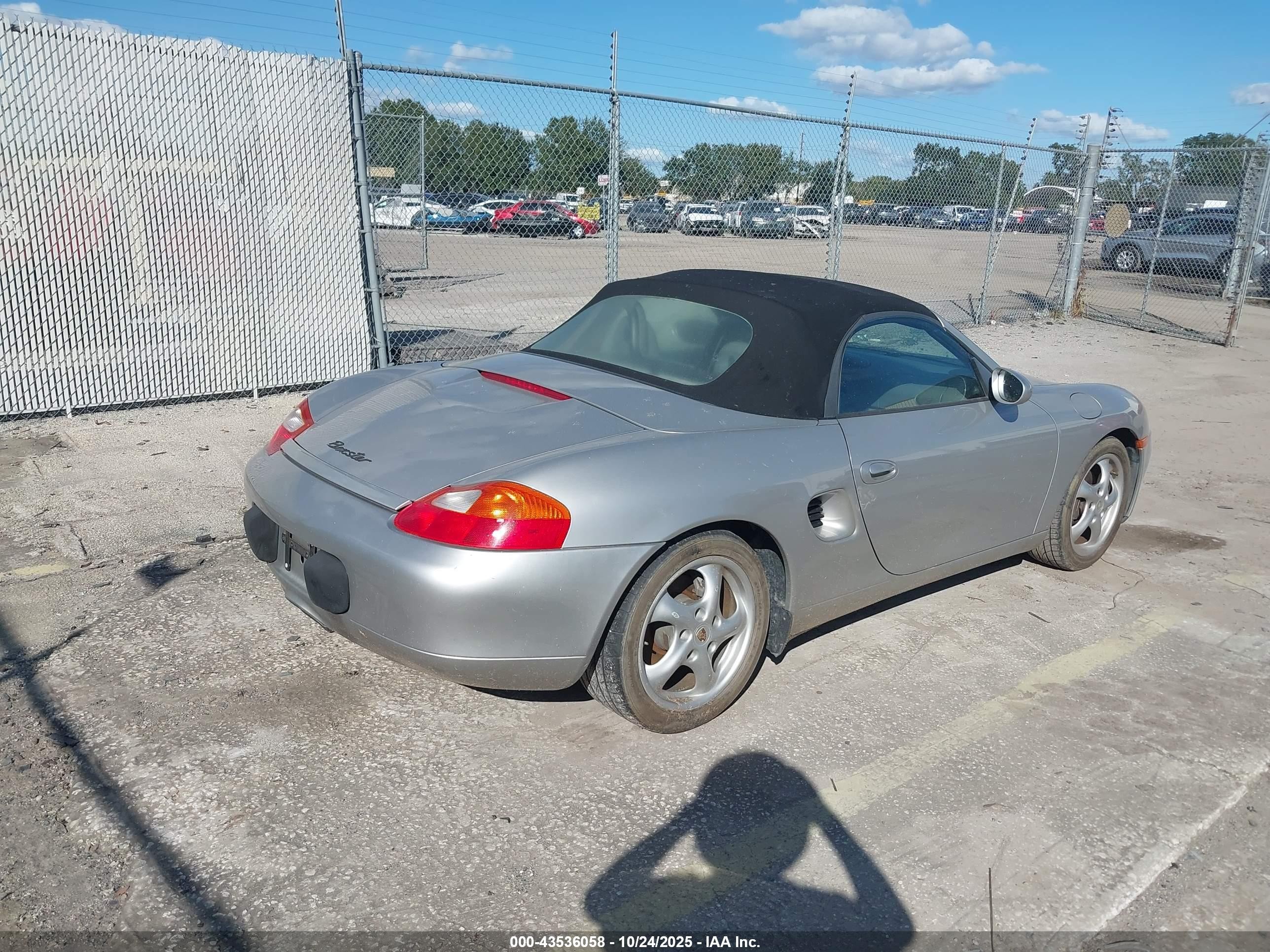 1999 Porsche Boxster   Silver vin: WP0CA2985XU628203