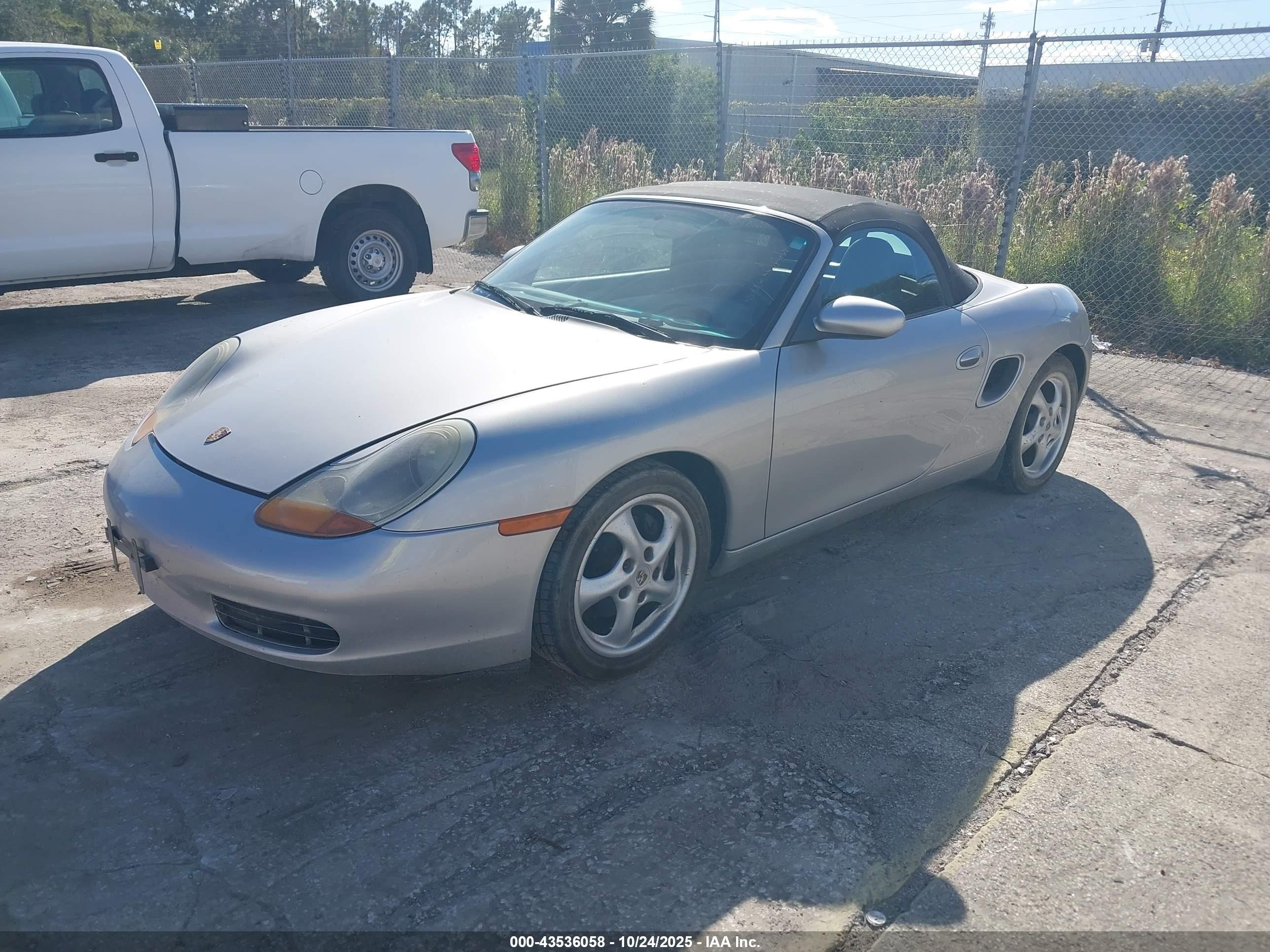 1999 Porsche Boxster   Silver vin: WP0CA2985XU628203