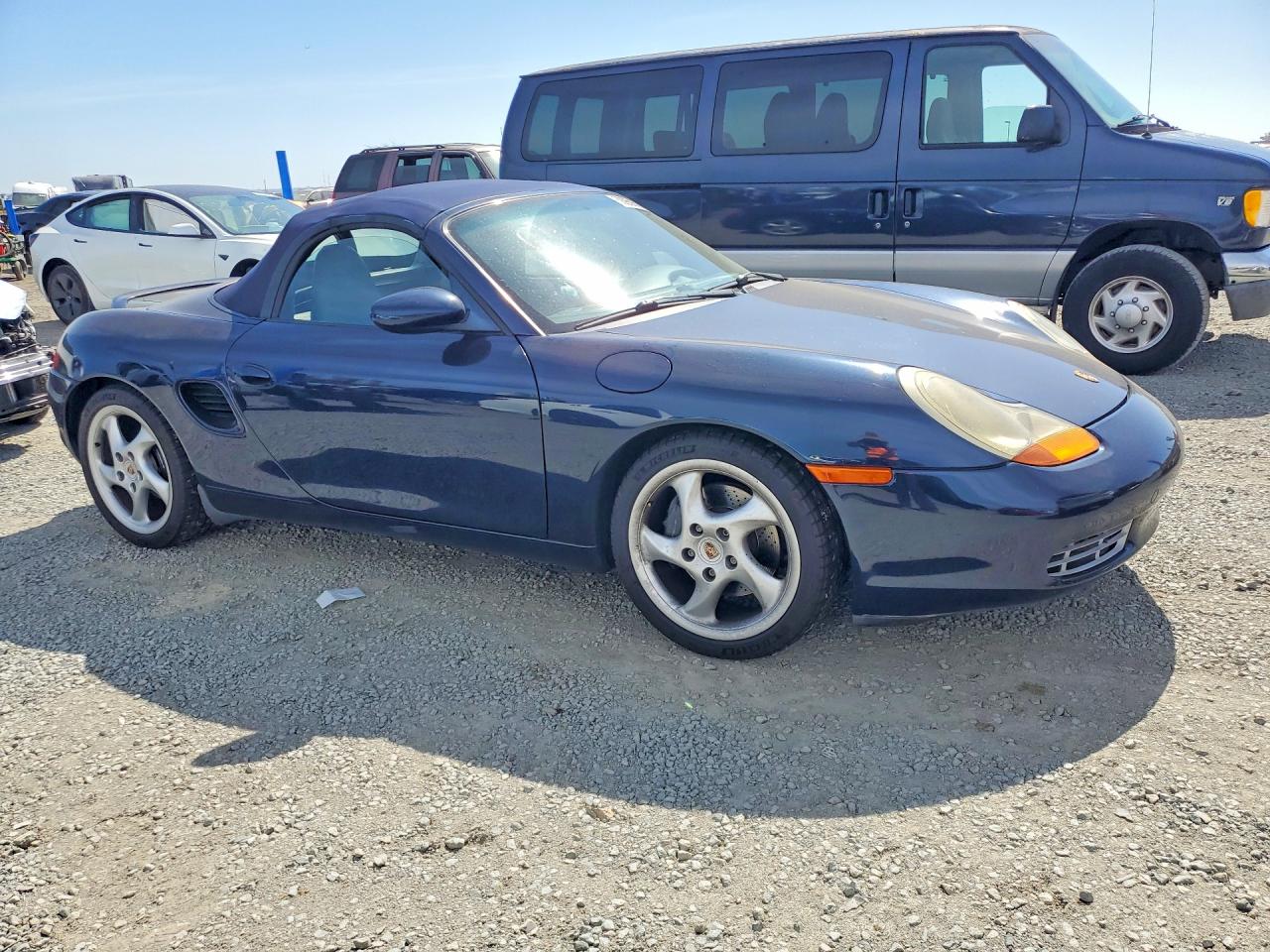 2000 Porsche Boxster Black vin: WP0CA2985YU622113