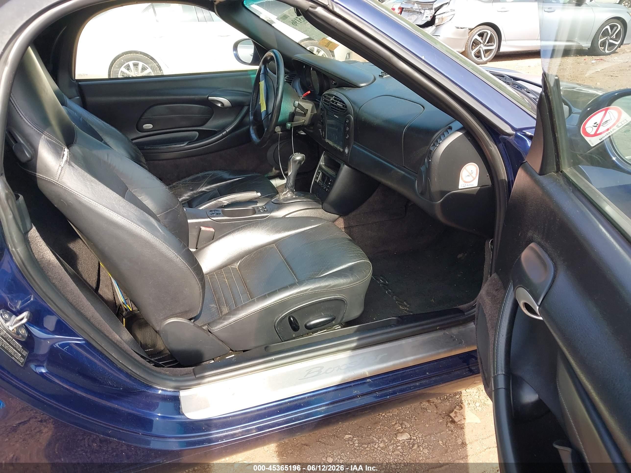 2001 Porsche Boxster   Blue vin: WP0CA29861U621008