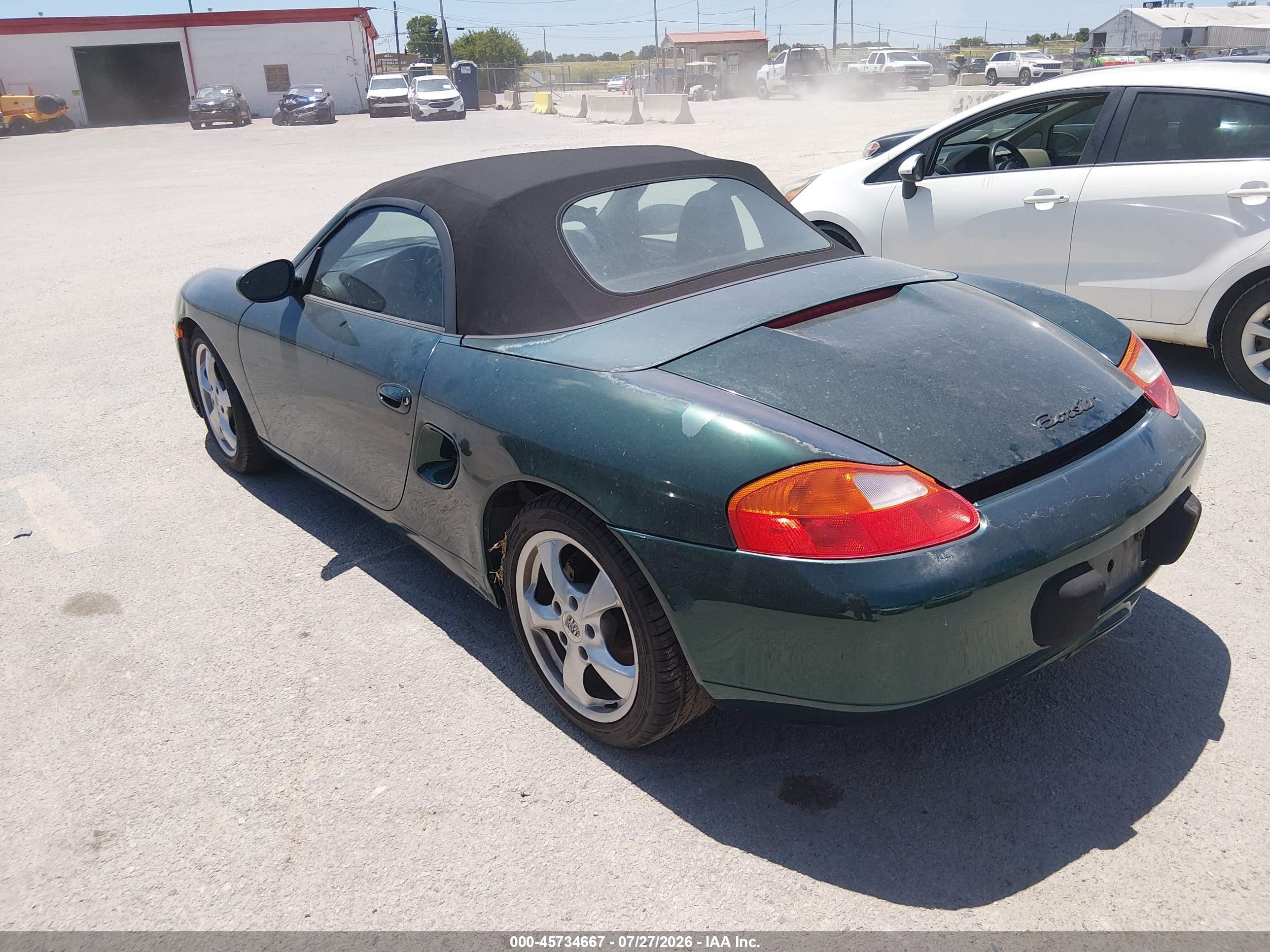 2001 Porsche Boxster   Green vin: WP0CA29861U622871