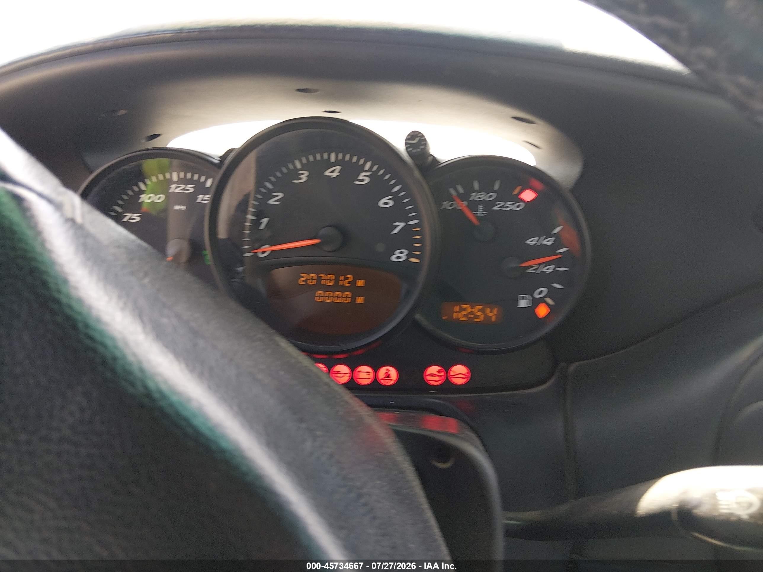 2001 Porsche Boxster   Green vin: WP0CA29861U622871