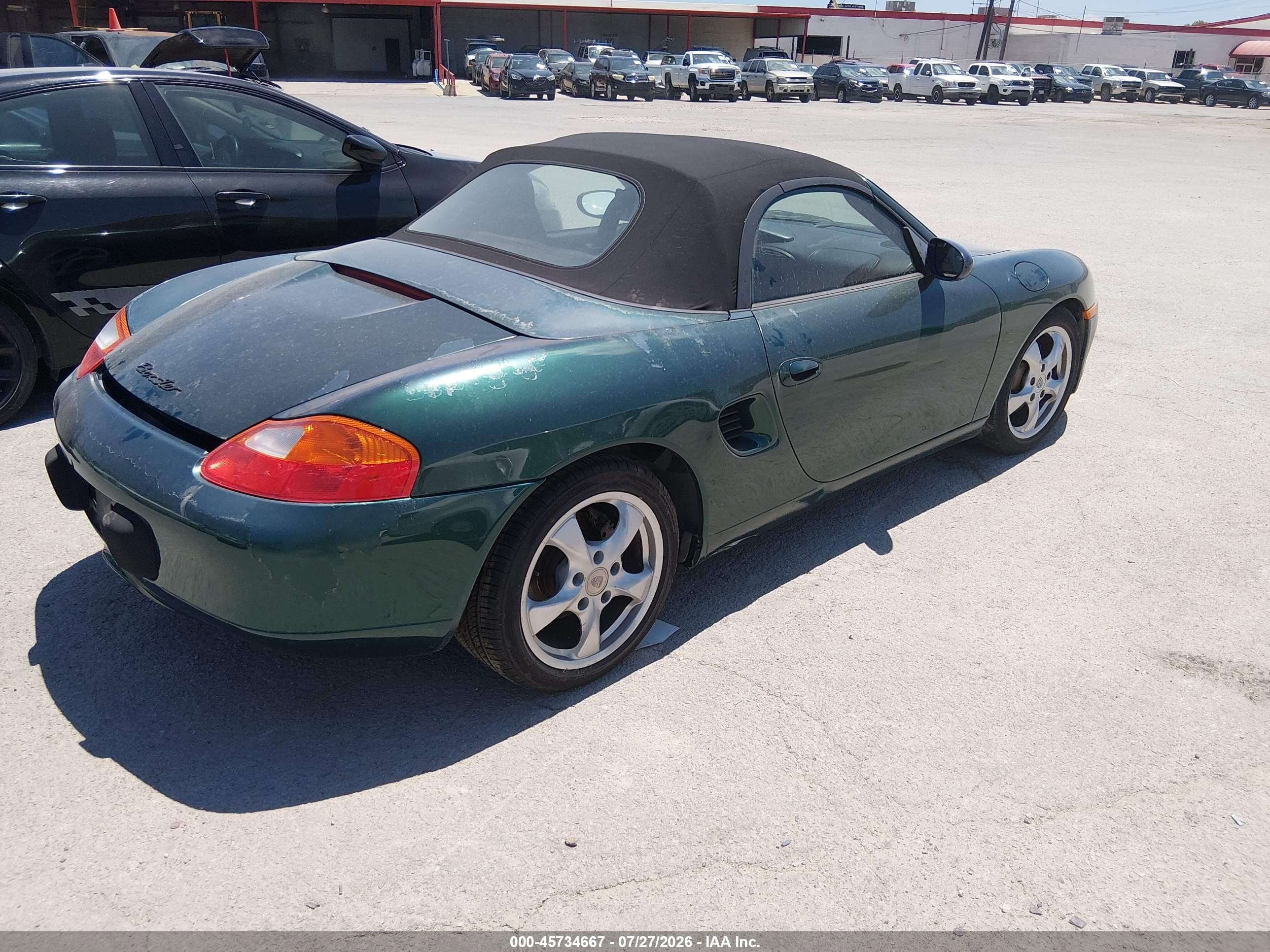 2001 Porsche Boxster   Green vin: WP0CA29861U622871