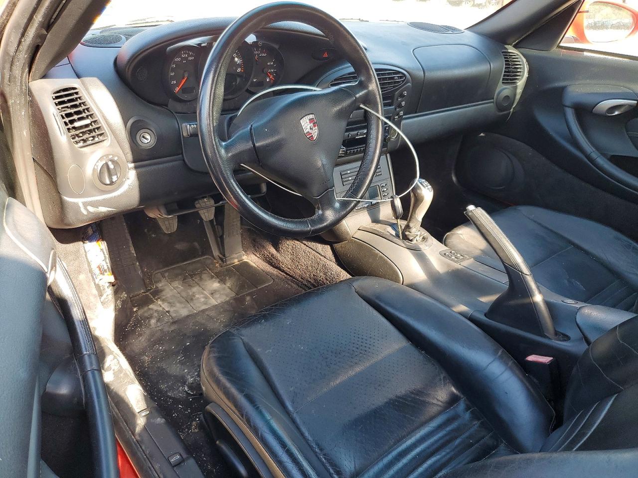 2002 Porsche Boxster Red vin: WP0CA29862U620846