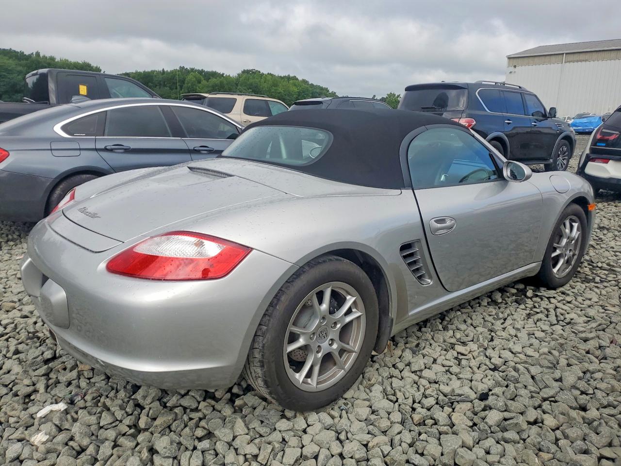 2005 Porsche Boxster Silver vin: WP0CA29865S710157