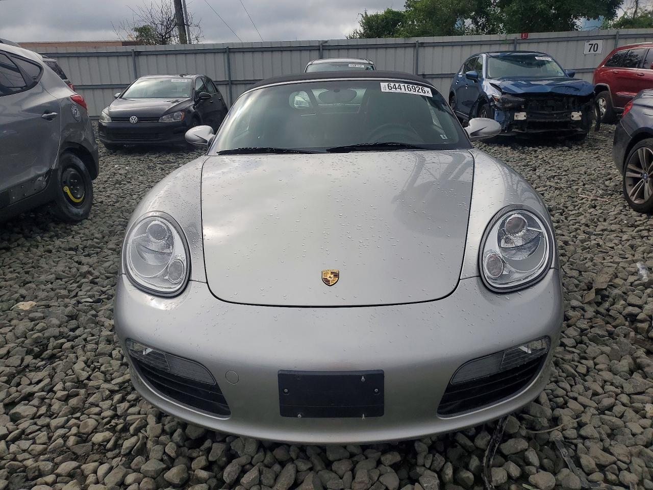 2005 Porsche Boxster Silver vin: WP0CA29865S710157