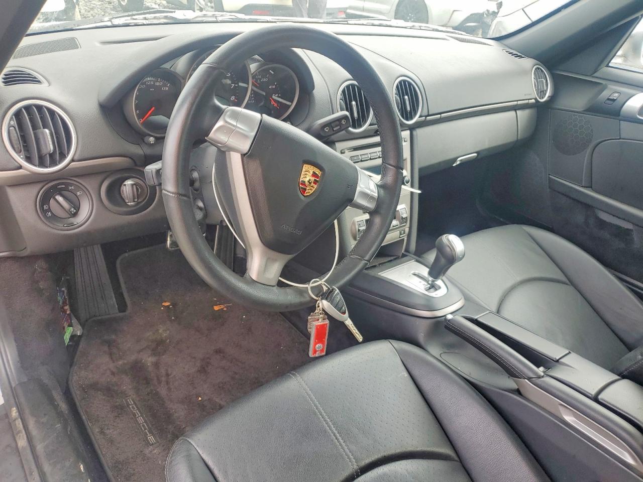 2005 Porsche Boxster Silver vin: WP0CA29865S710157