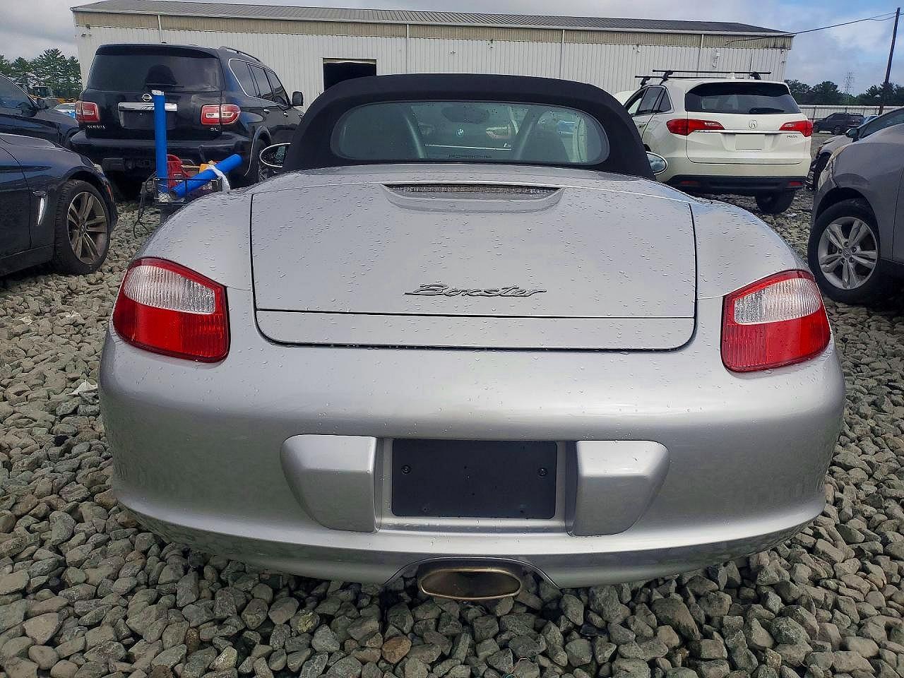 2005 Porsche Boxster Silver vin: WP0CA29865S710157