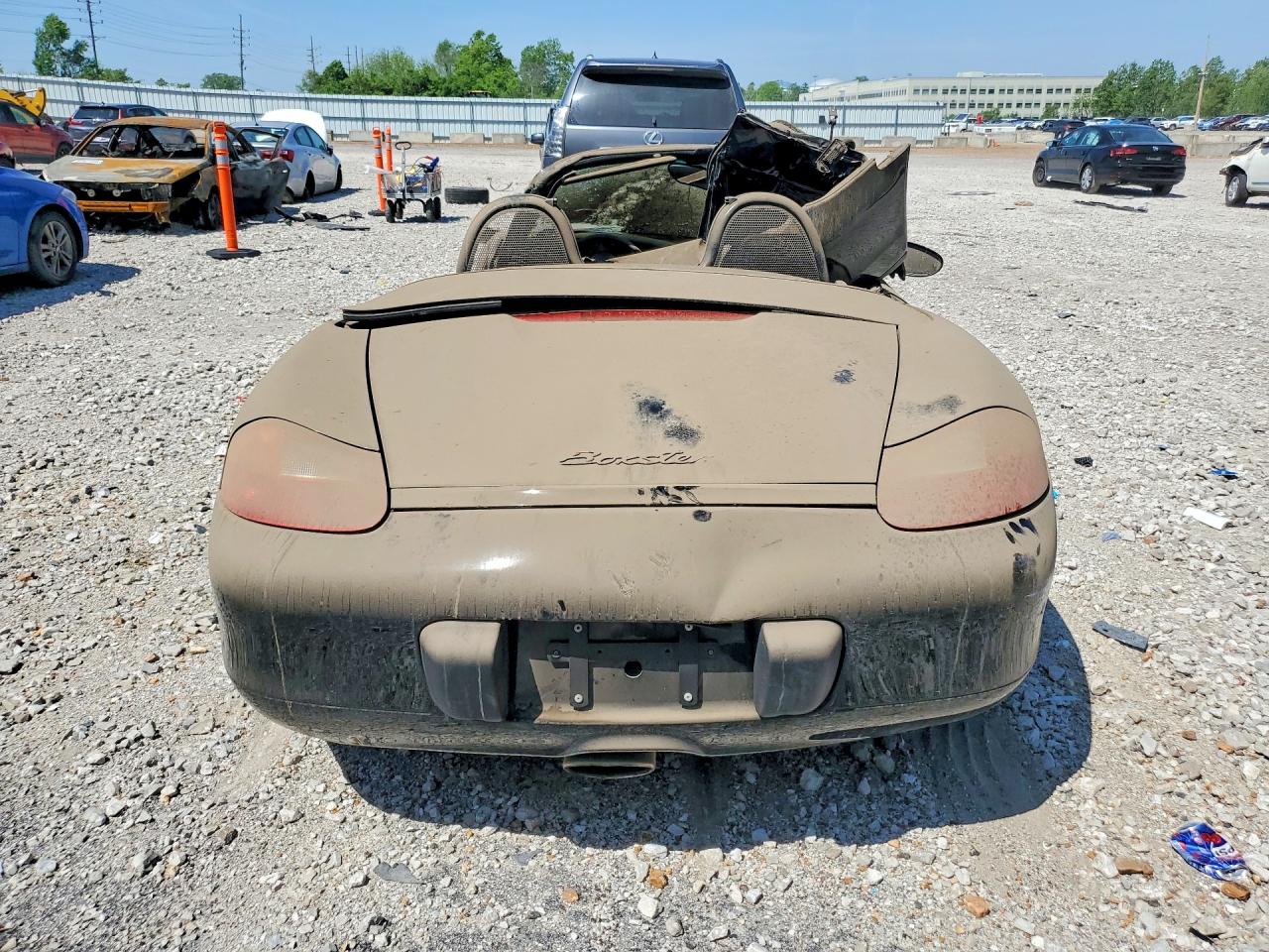 1998 Porsche Boxster Black vin: WP0CA2986WS620914