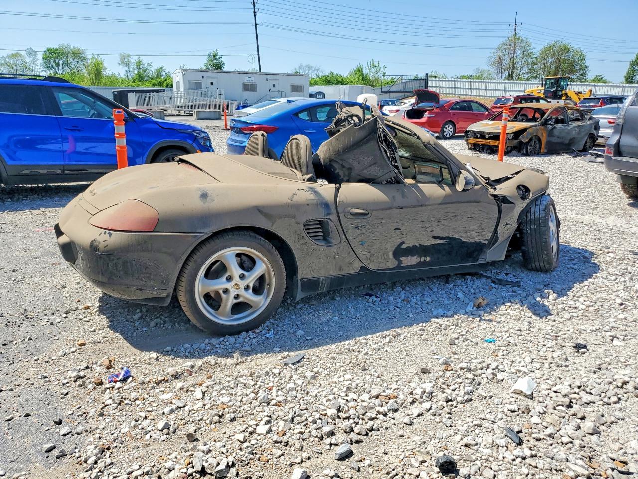1998 Porsche Boxster Black vin: WP0CA2986WS620914