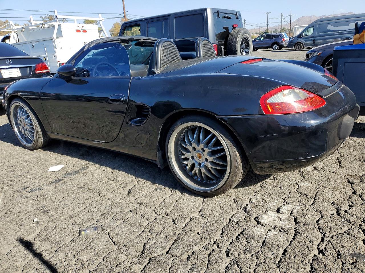 1999 Porsche Boxster Black vin: WP0CA2986XU628095