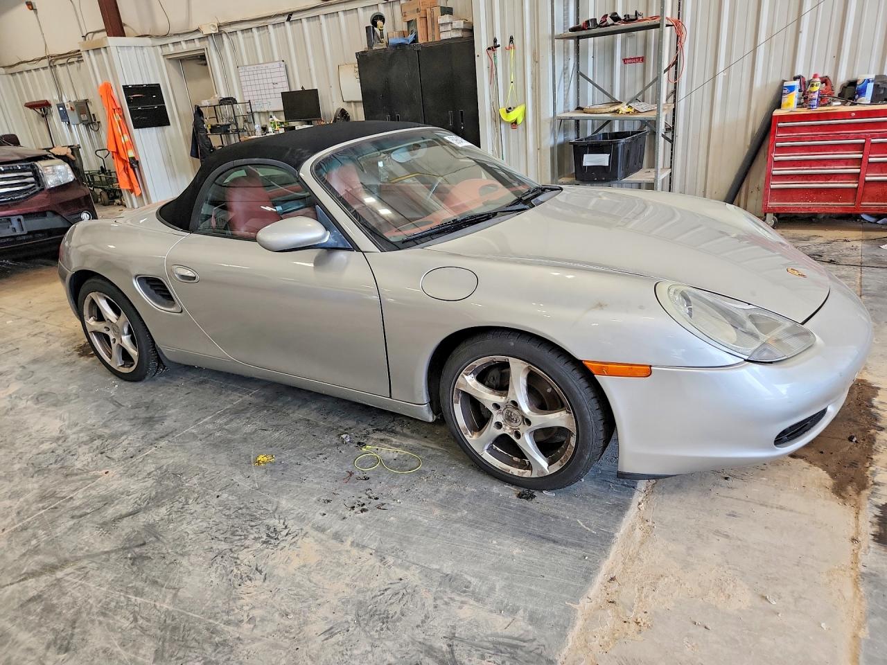 1999 Porsche Boxster Silver vin: WP0CA2986XU628338