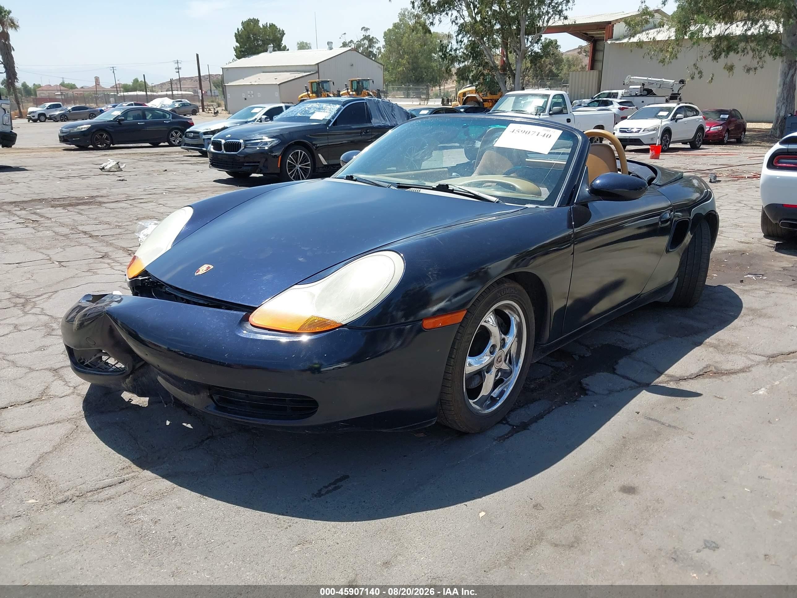 2000 Porsche Boxster   Blue vin: WP0CA2986YU622721
