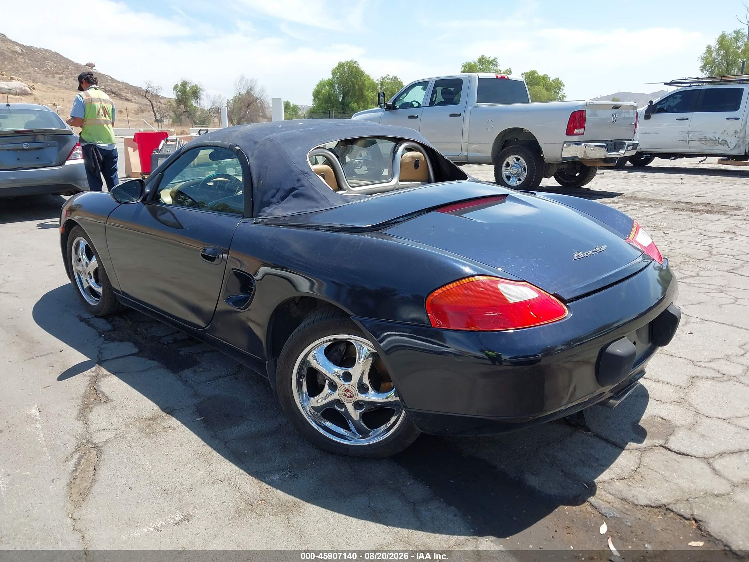 2000 Porsche Boxster   Blue vin: WP0CA2986YU622721