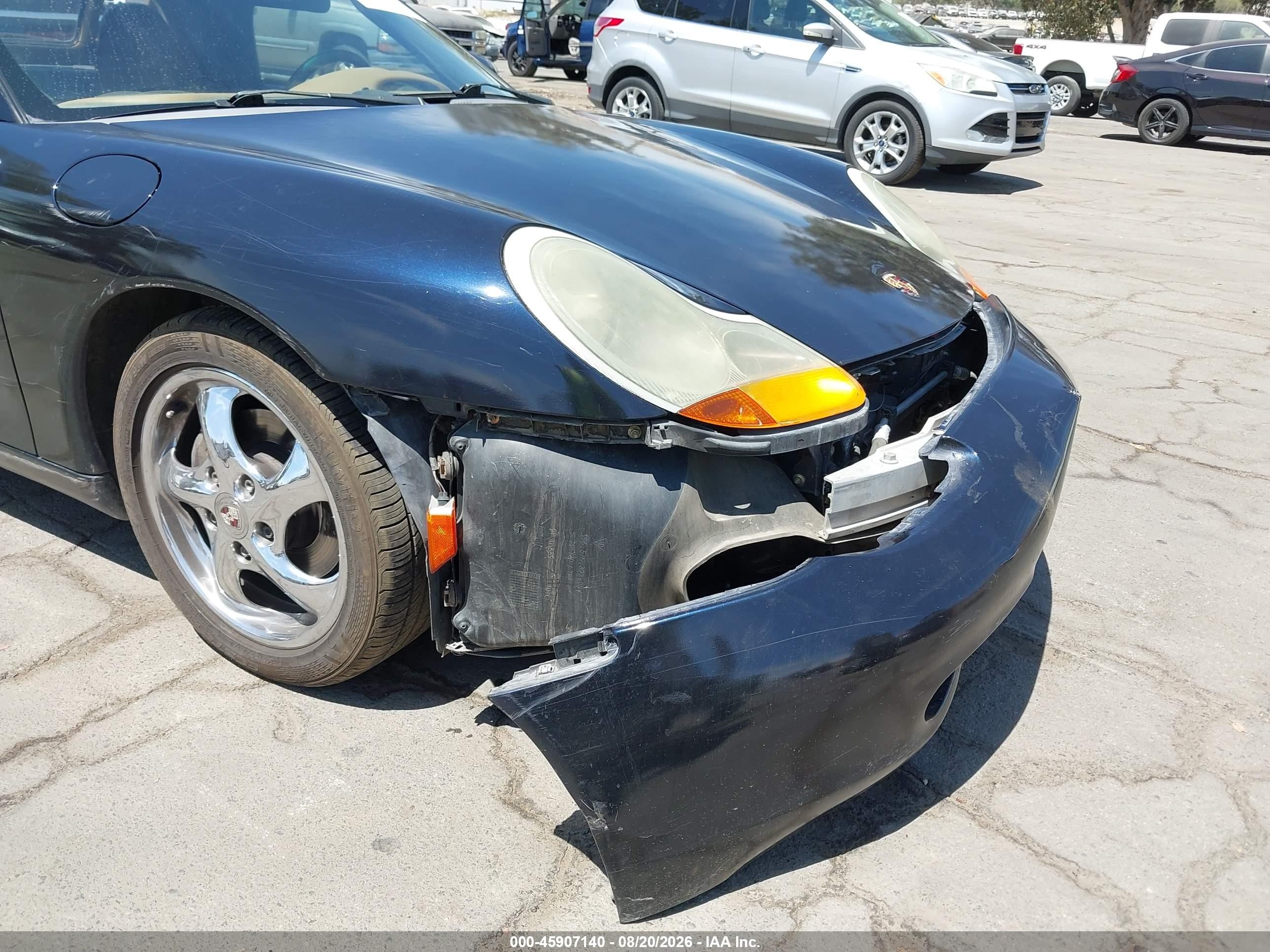 2000 Porsche Boxster   Blue vin: WP0CA2986YU622721