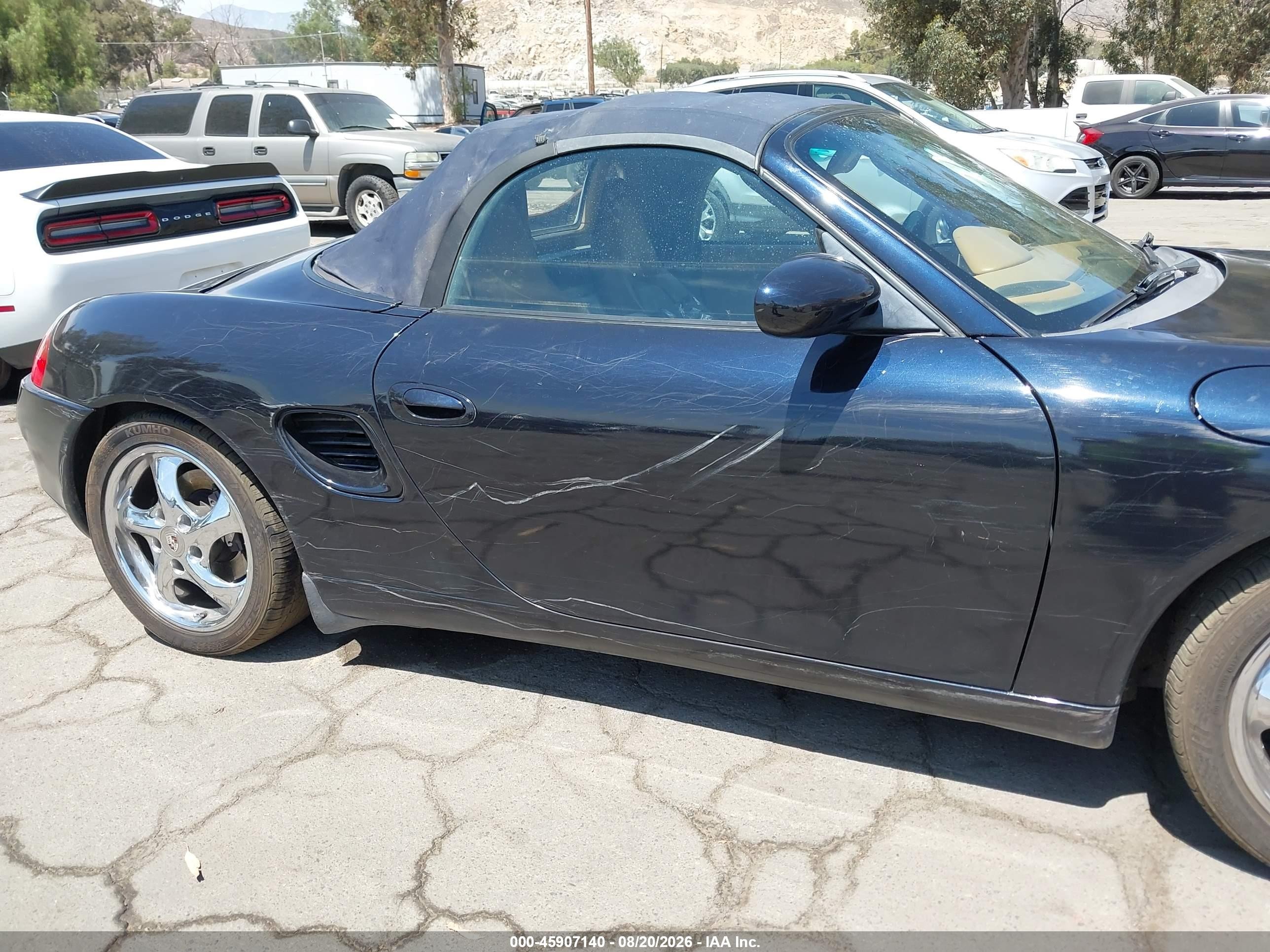 2000 Porsche Boxster   Blue vin: WP0CA2986YU622721