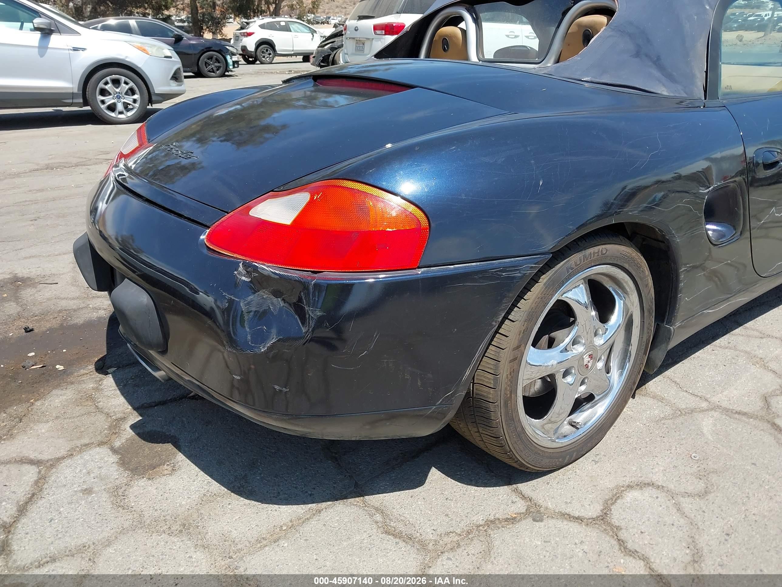 2000 Porsche Boxster   Blue vin: WP0CA2986YU622721