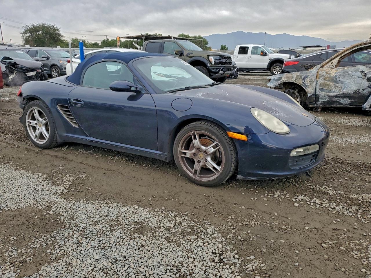 2006 Porsche Boxster Синий vin: WP0CA29876U712781