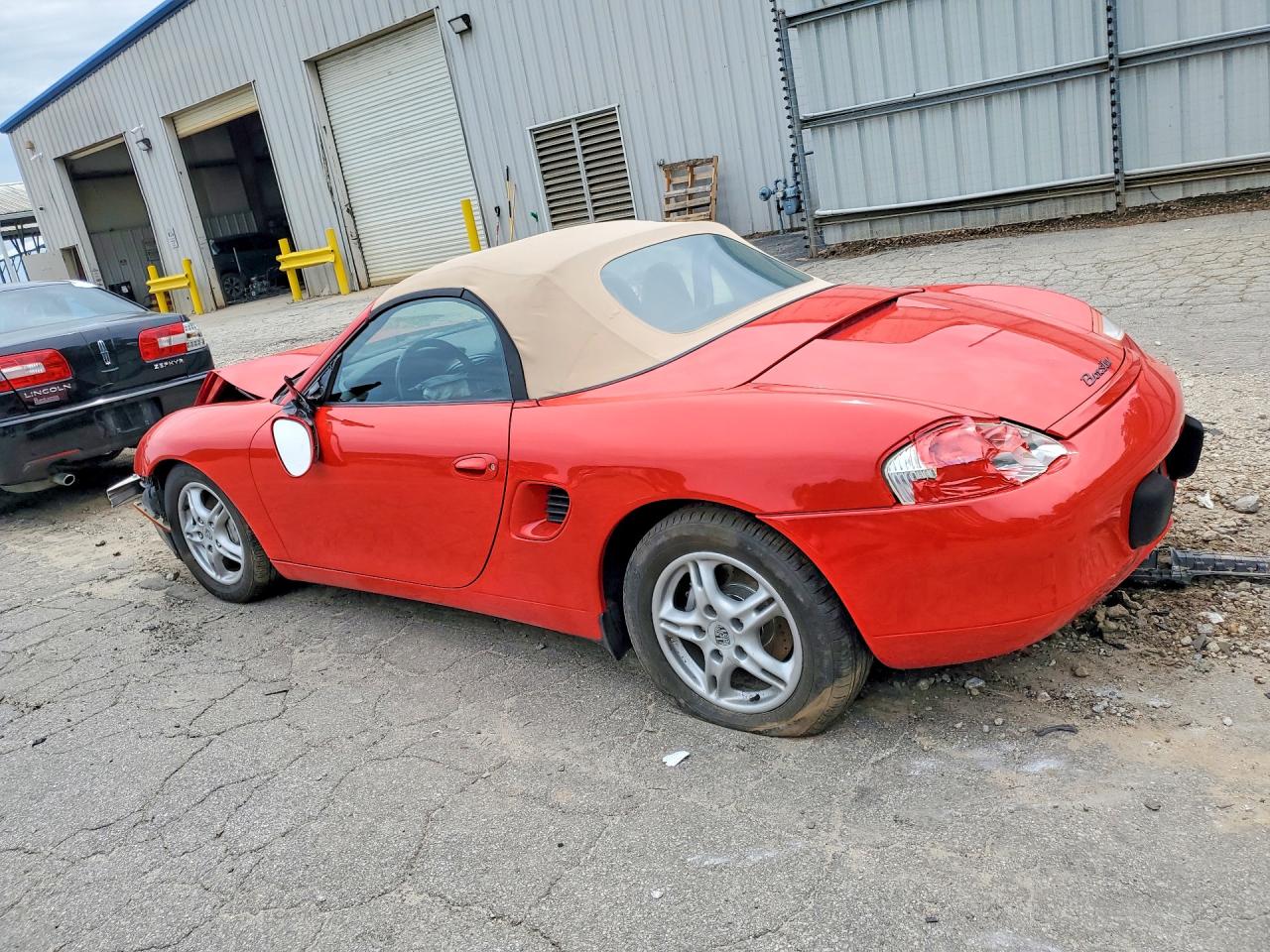 1997 Porsche Boxster Red vin: WP0CA2987VS620161