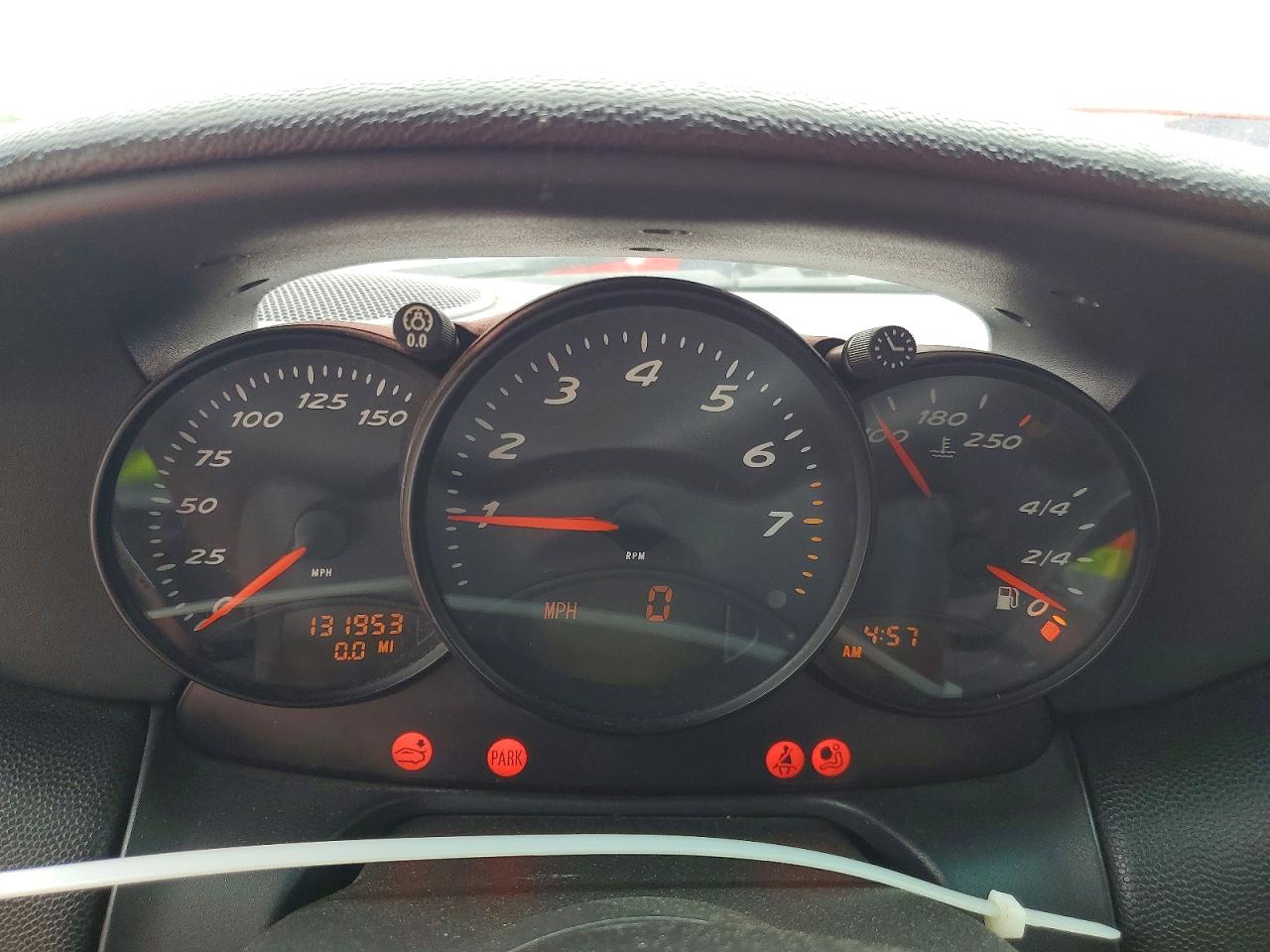 1997 Porsche Boxster Red vin: WP0CA2987VS620161