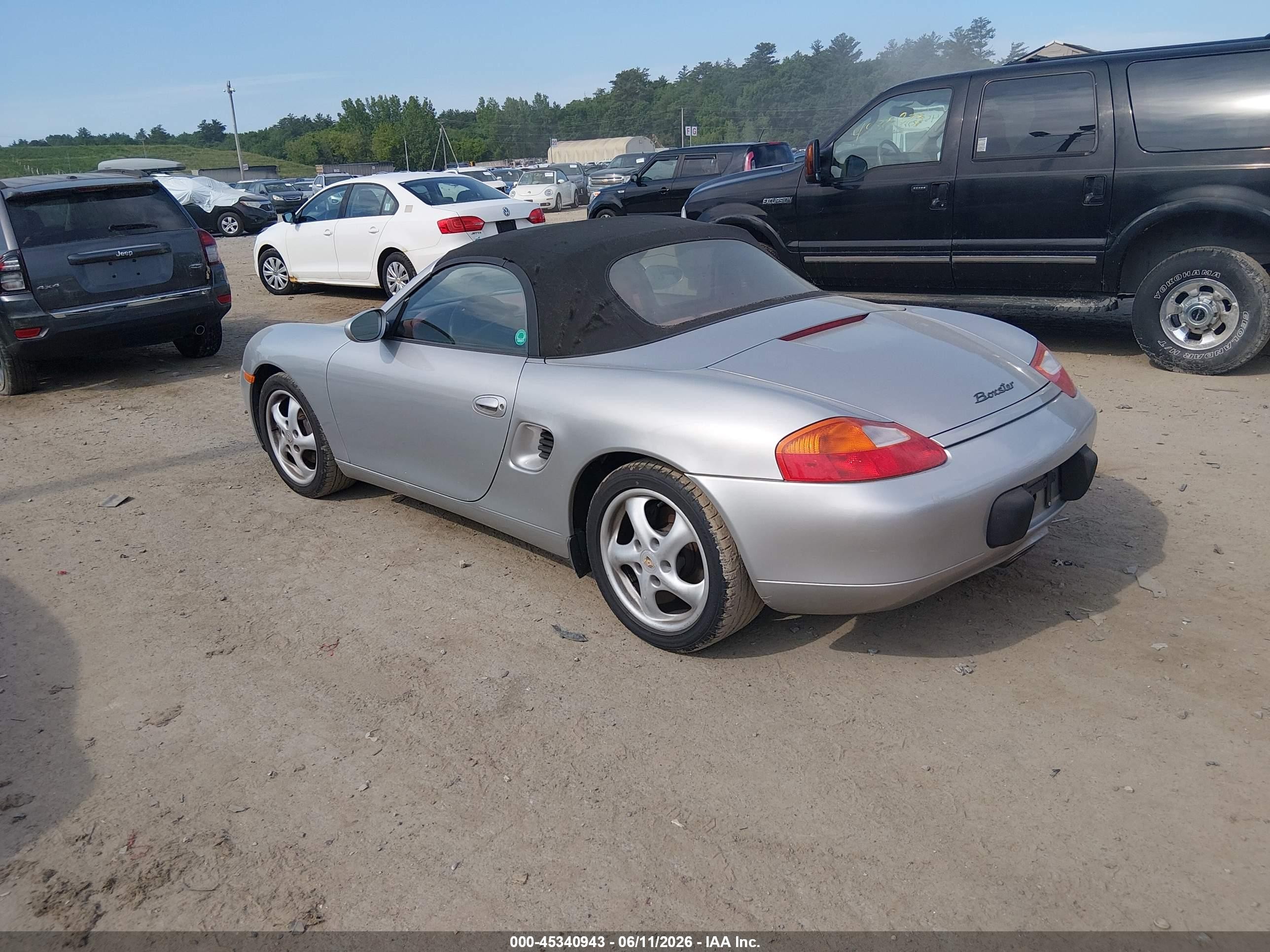 1998 Porsche Boxster   Silver vin: WP0CA2987WU625530