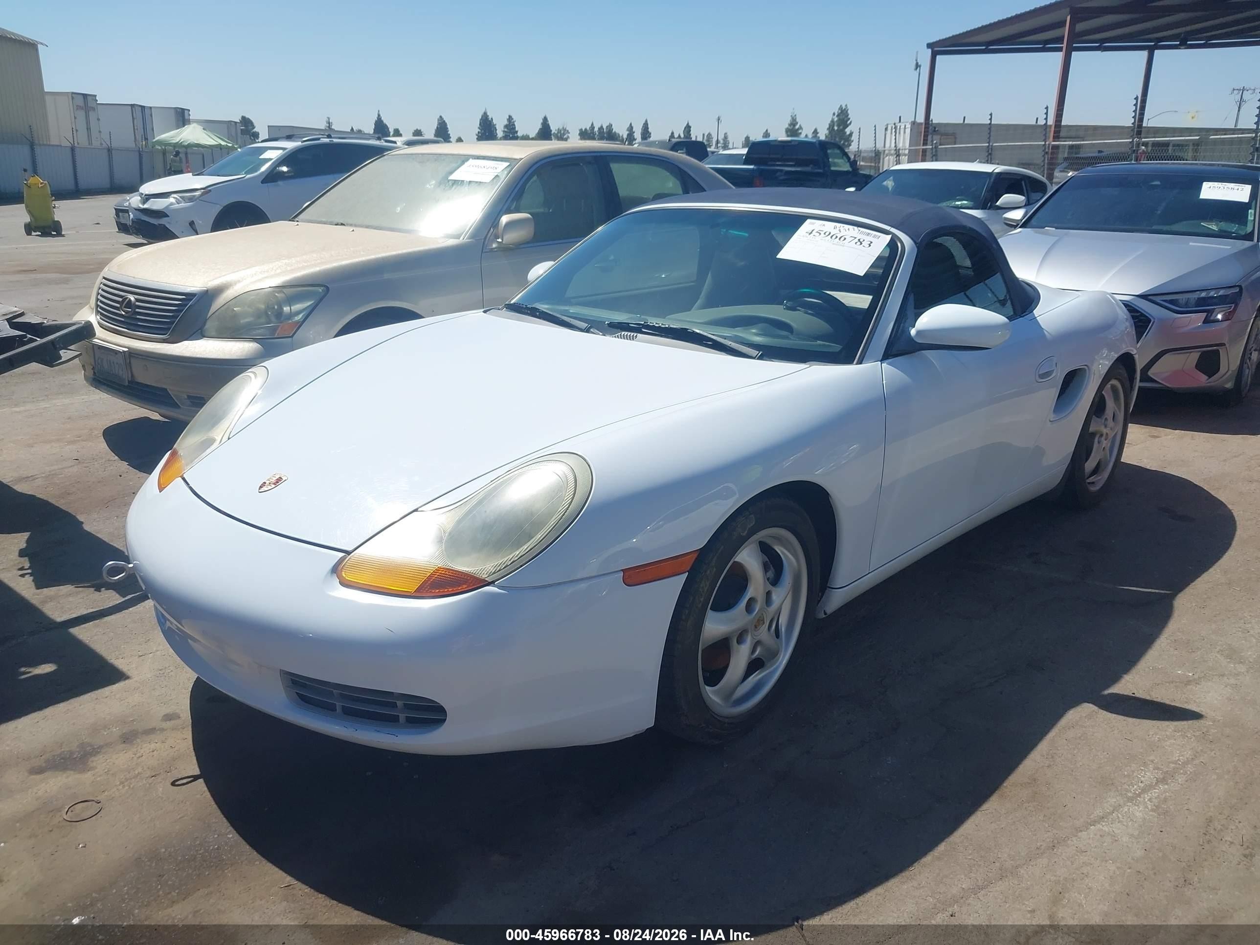 1999 Porsche Boxster   White vin: WP0CA2987XU624251