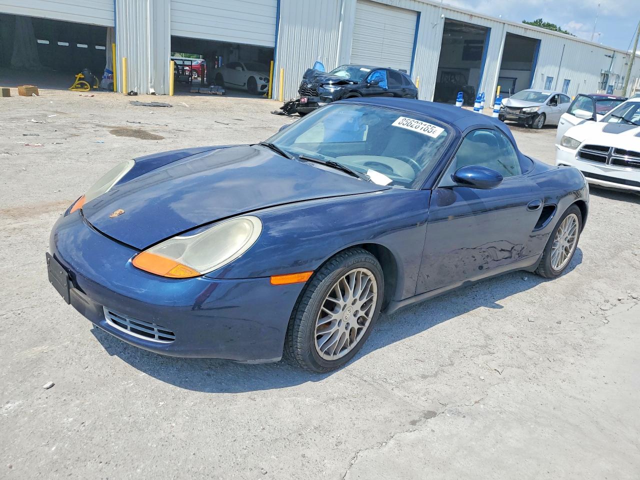 2000 Porsche Boxster Blue vin: WP0CA2987YU627958