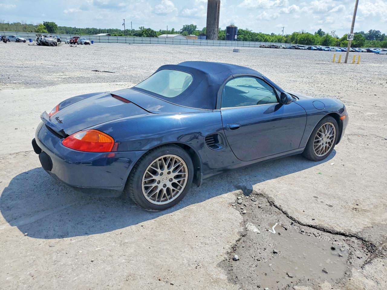 2000 Porsche Boxster Blue vin: WP0CA2987YU627958