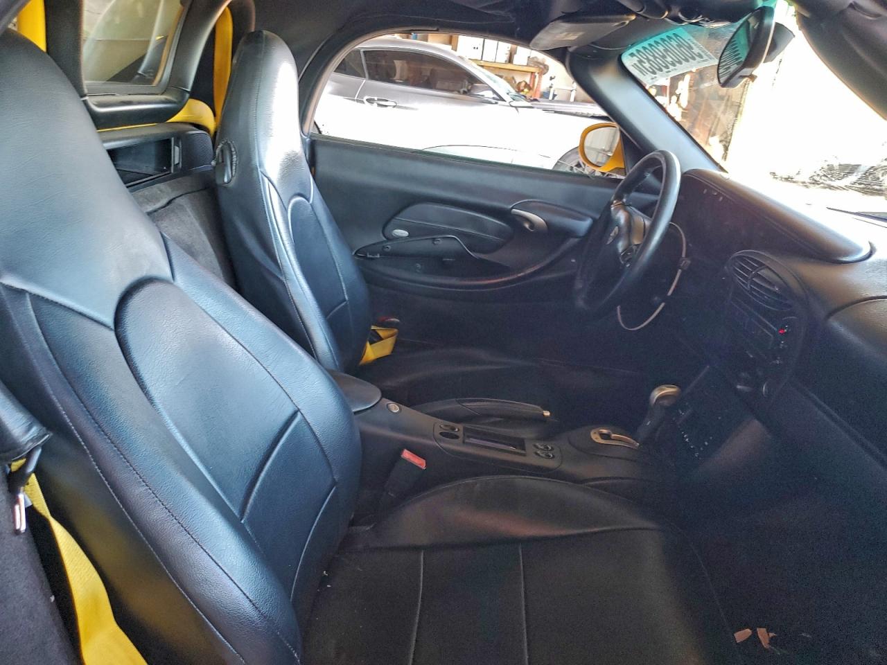 2001 Porsche Boxster Yellow vin: WP0CA29881S620468