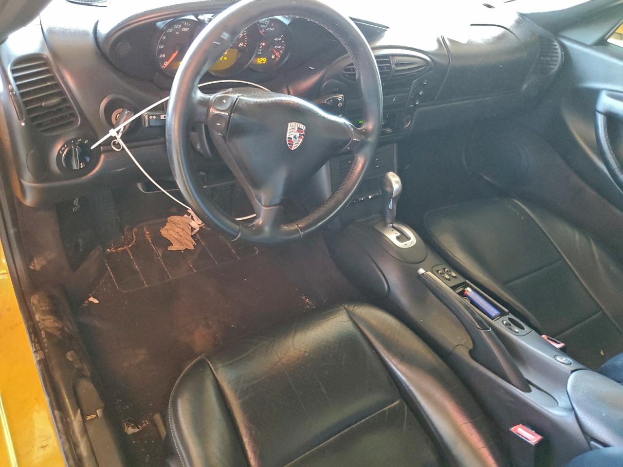 2001 Porsche Boxster Yellow vin: WP0CA29881S620468
