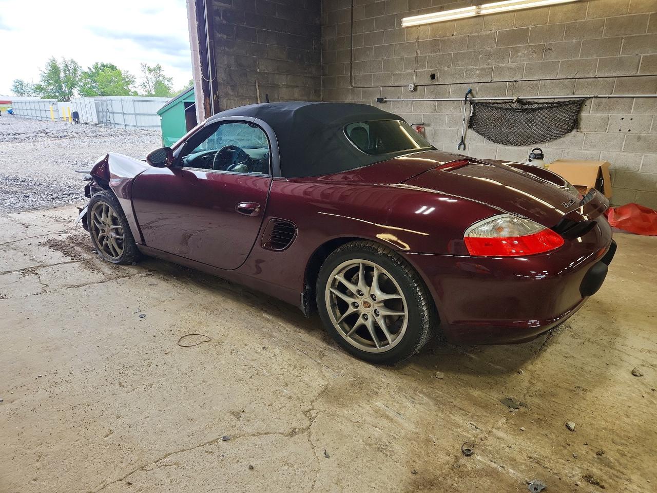 2004 Porsche Boxster Maroon vin: WP0CA29884S620524