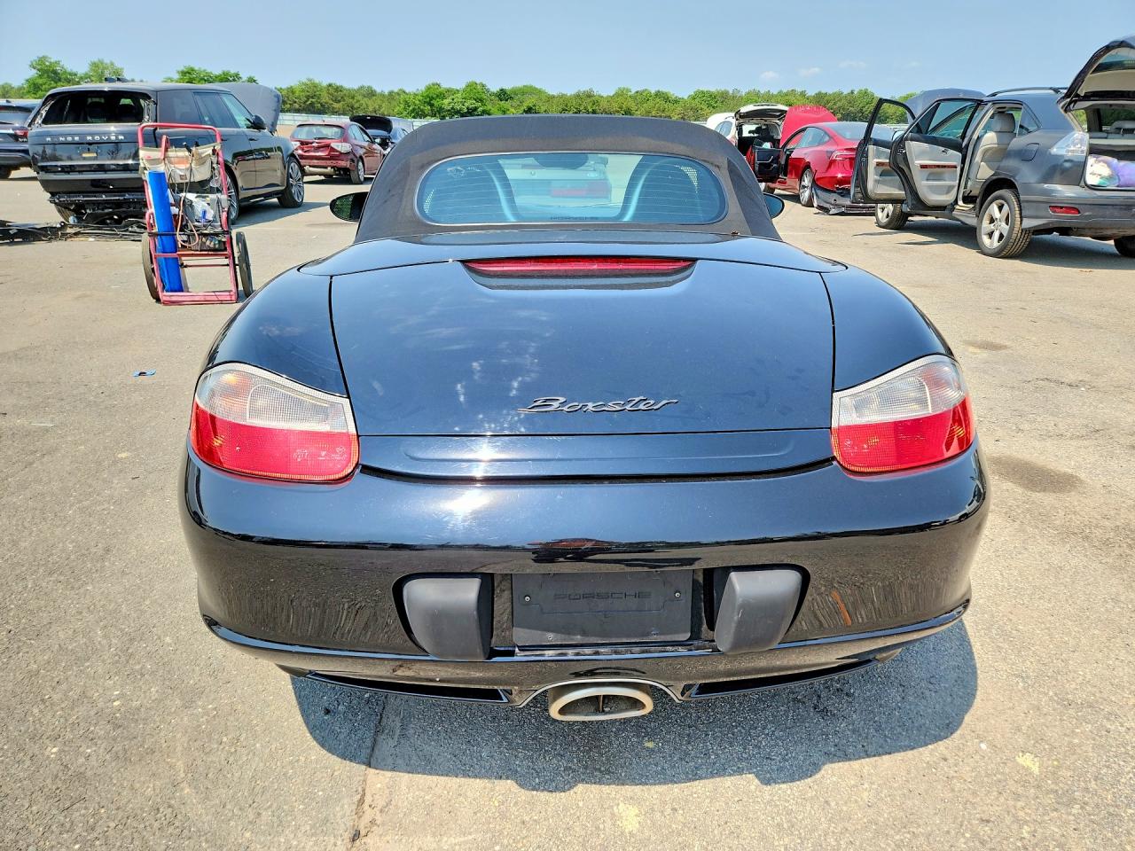 2004 Porsche Boxster Black vin: WP0CA29884U620933