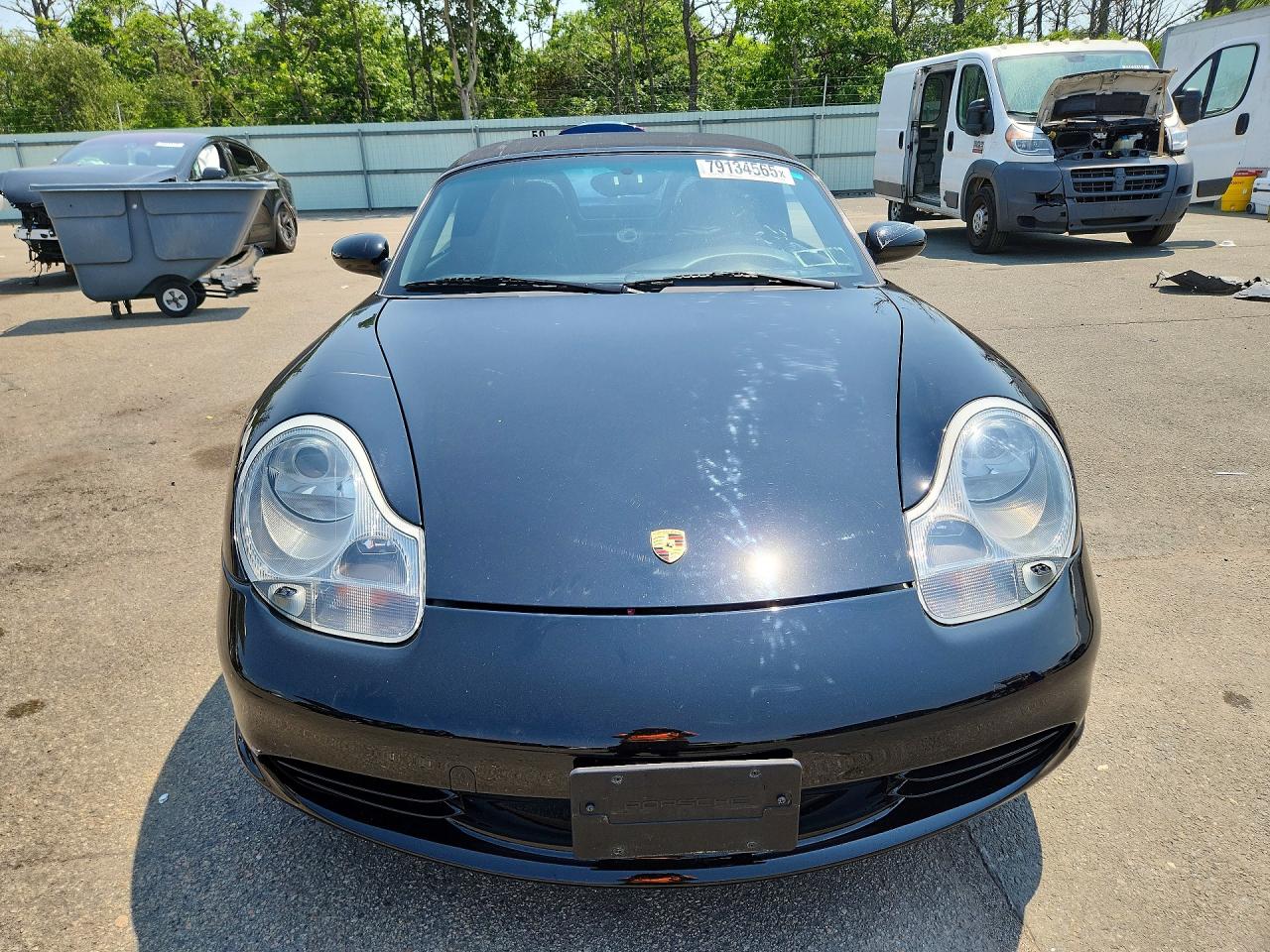 2004 Porsche Boxster Black vin: WP0CA29884U620933